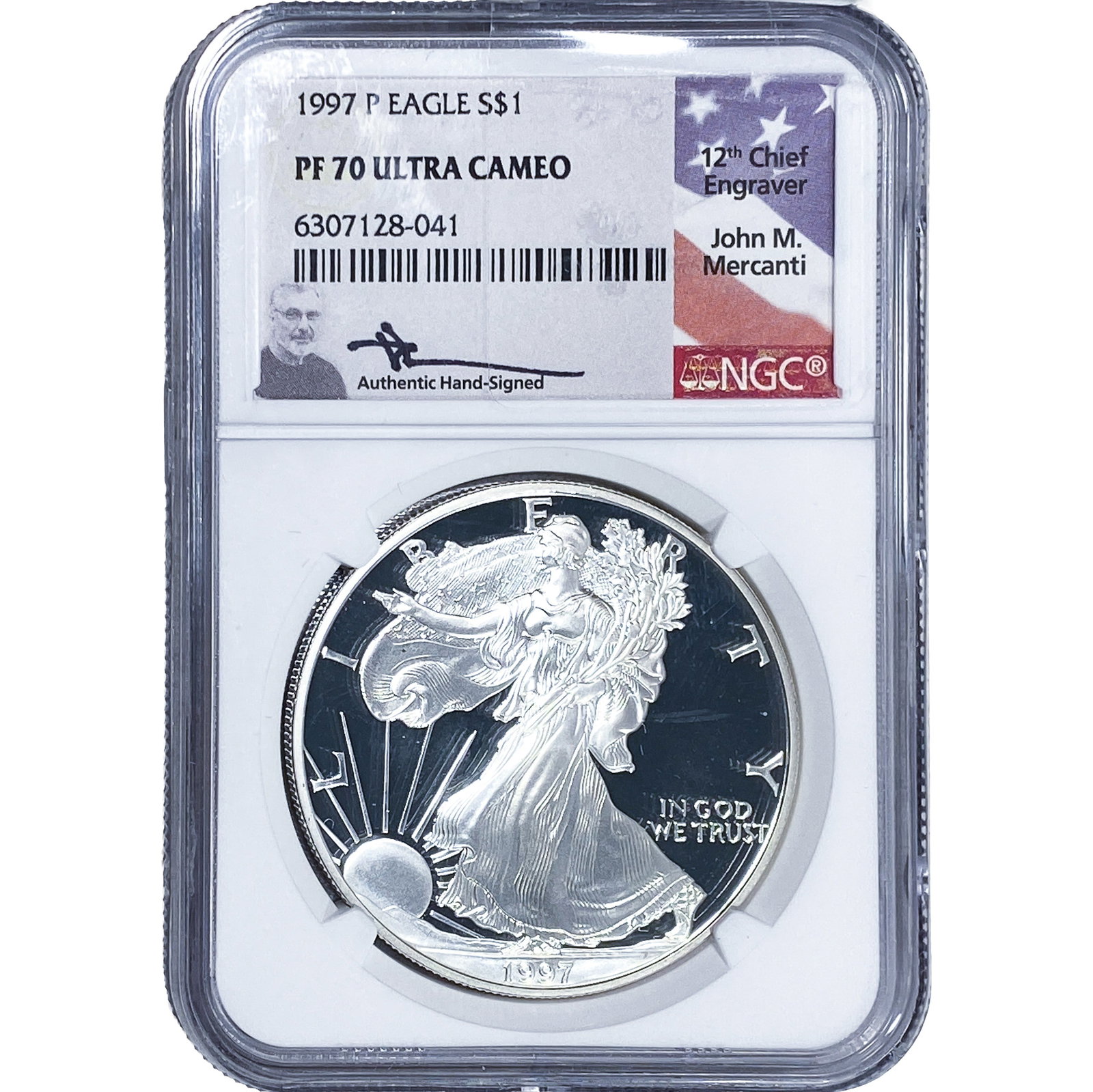 1997 Silver Eagle NGC PF70 Ultra Cameo (1 of 2)