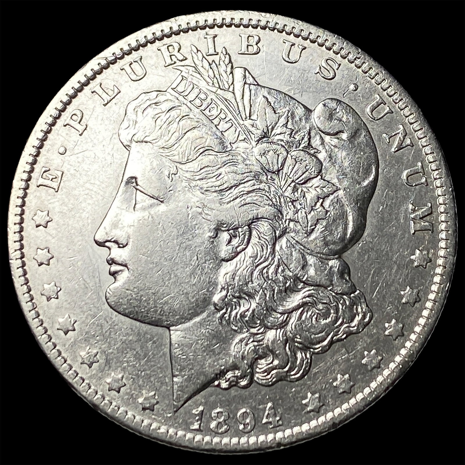1894-O Silver Morgan Dollar NEARLY UNCIRCULATED: 1894-O Silver Morgan Dollar NEARLY UNCIRCULATED