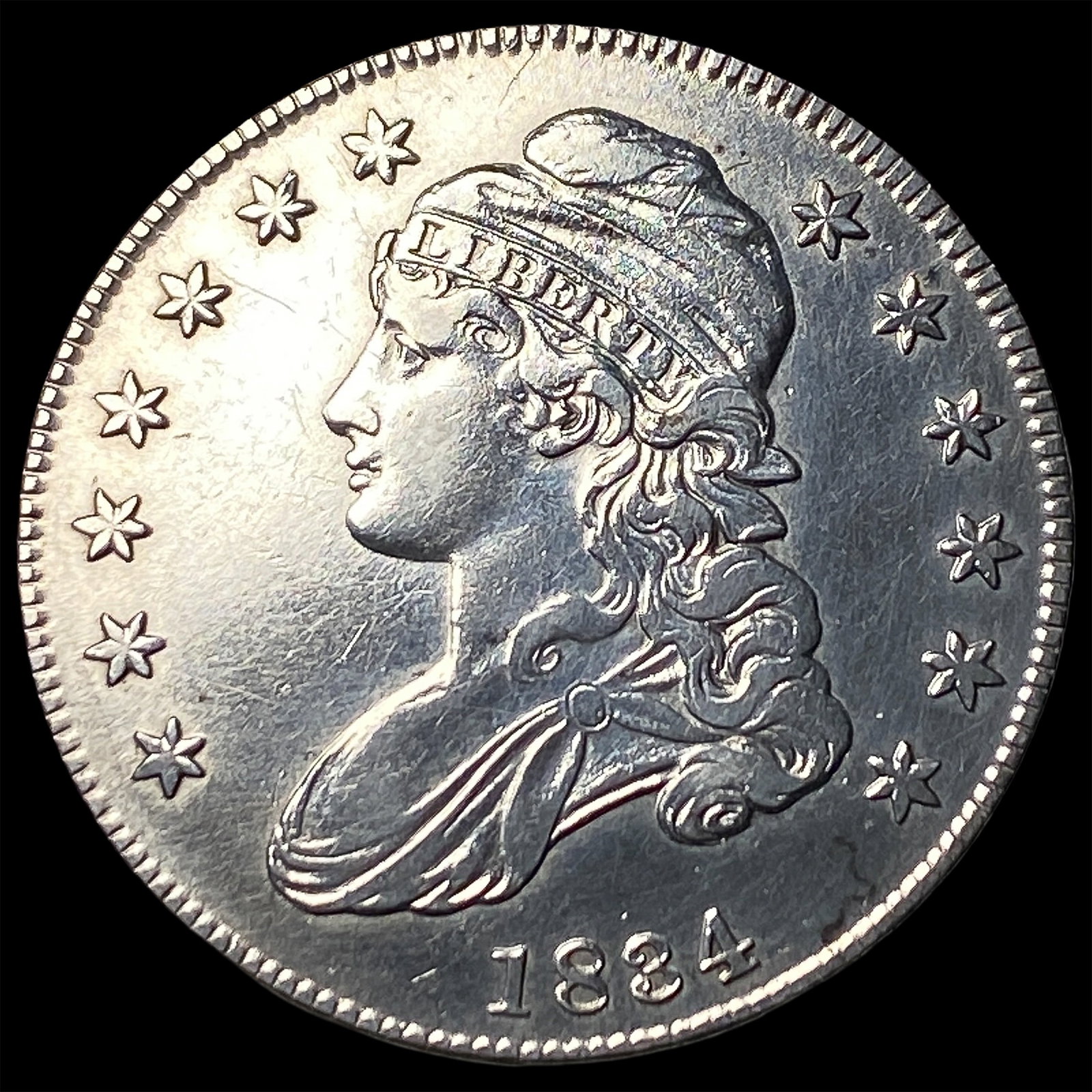 1834 Capped Bust Half Dollar CLOSELY UNCIRCULATED (1 of 2)