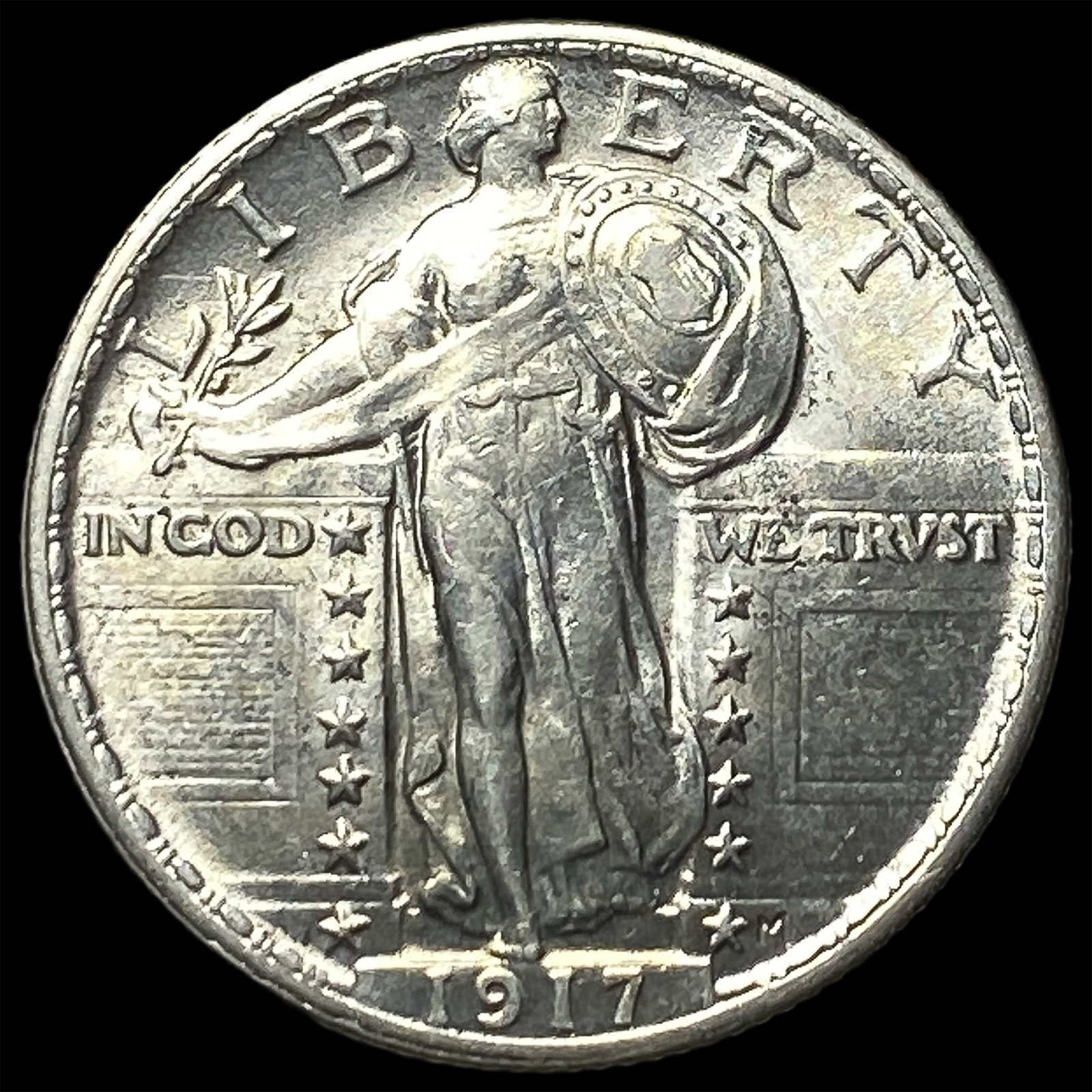 1917 Standing Liberty Quarter CHOICE BU (1 of 2)