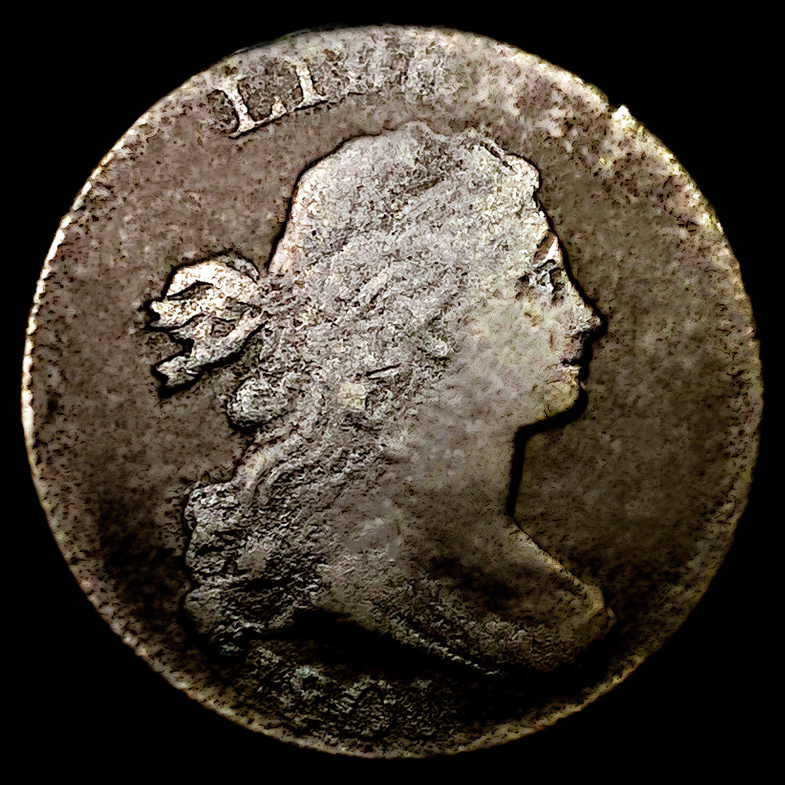 1801 3 Errors S-219 Draped Bust Large Cent (1 of 2)