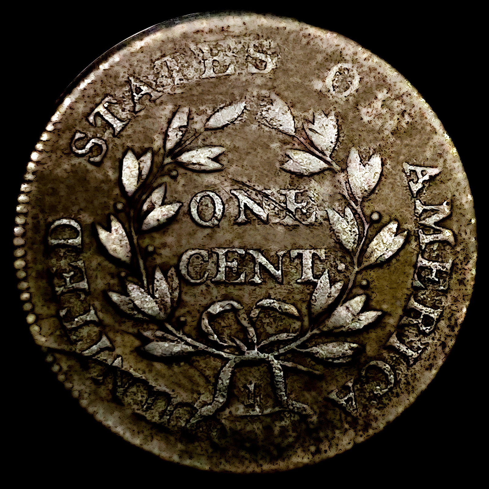 1801 3 Errors S-219 Draped Bust Large Cent - 2