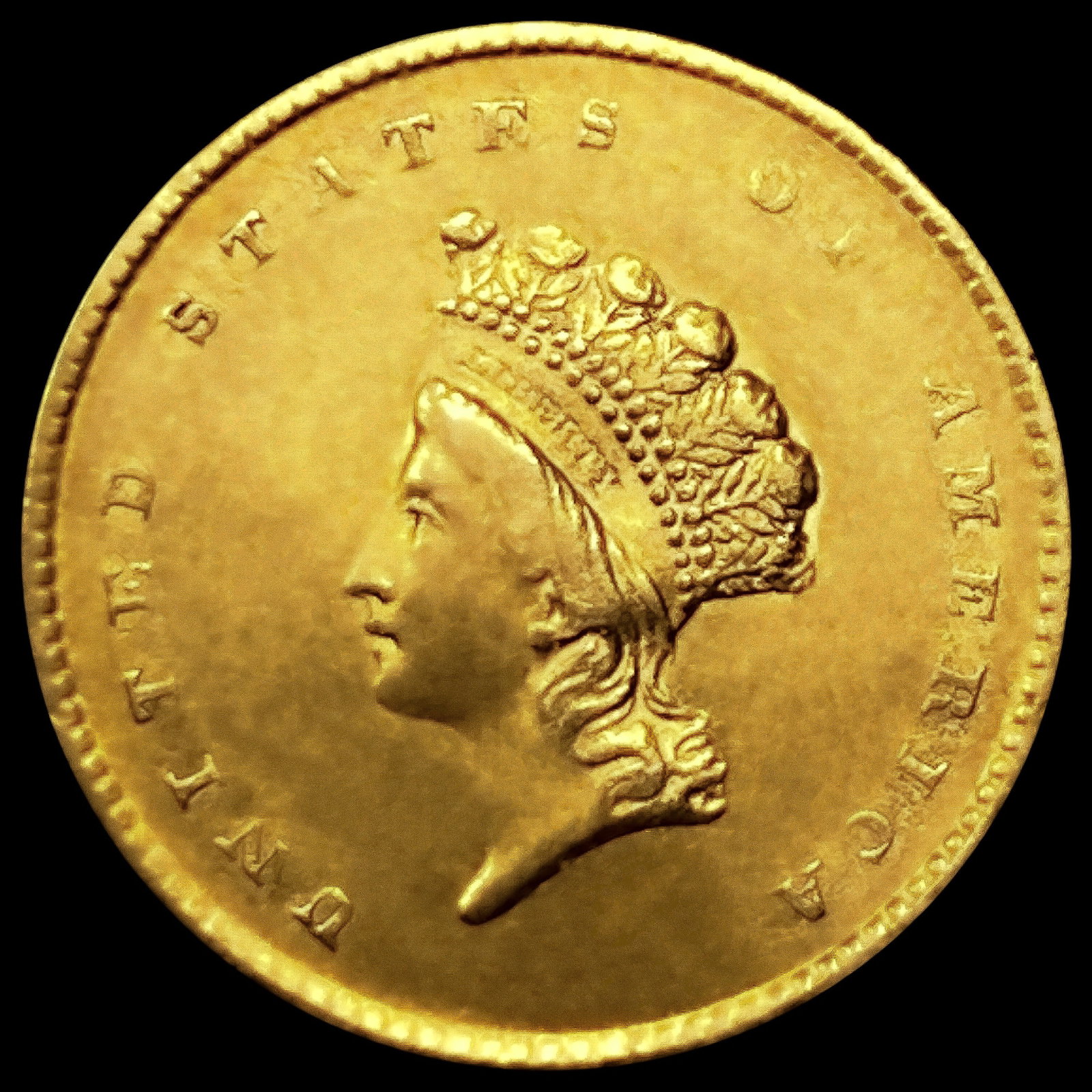 1855 Rare Gold Dollar (1 of 2)
