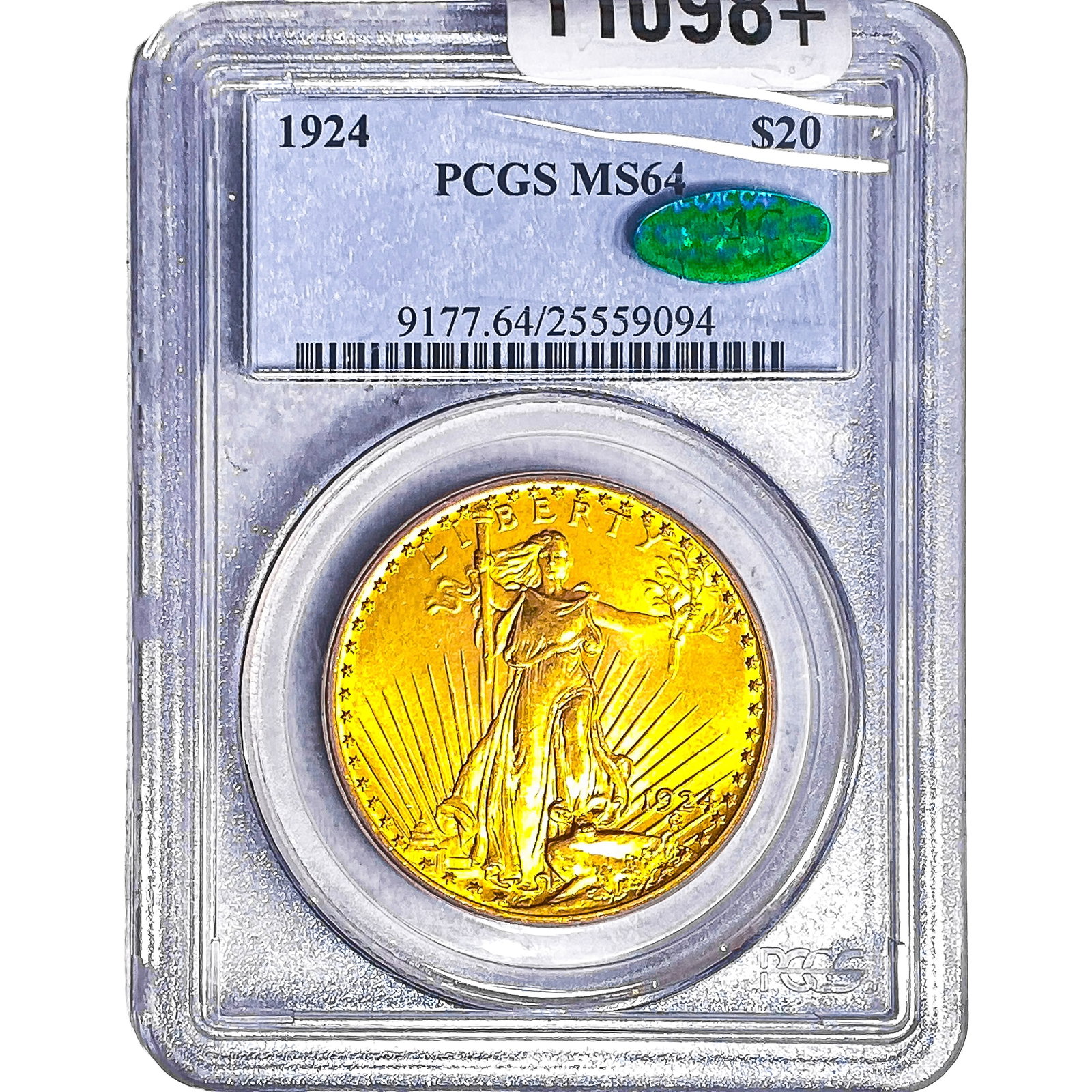 1924 CAC $20 Gold Double Eagle PCGS MS64 (1 of 2)