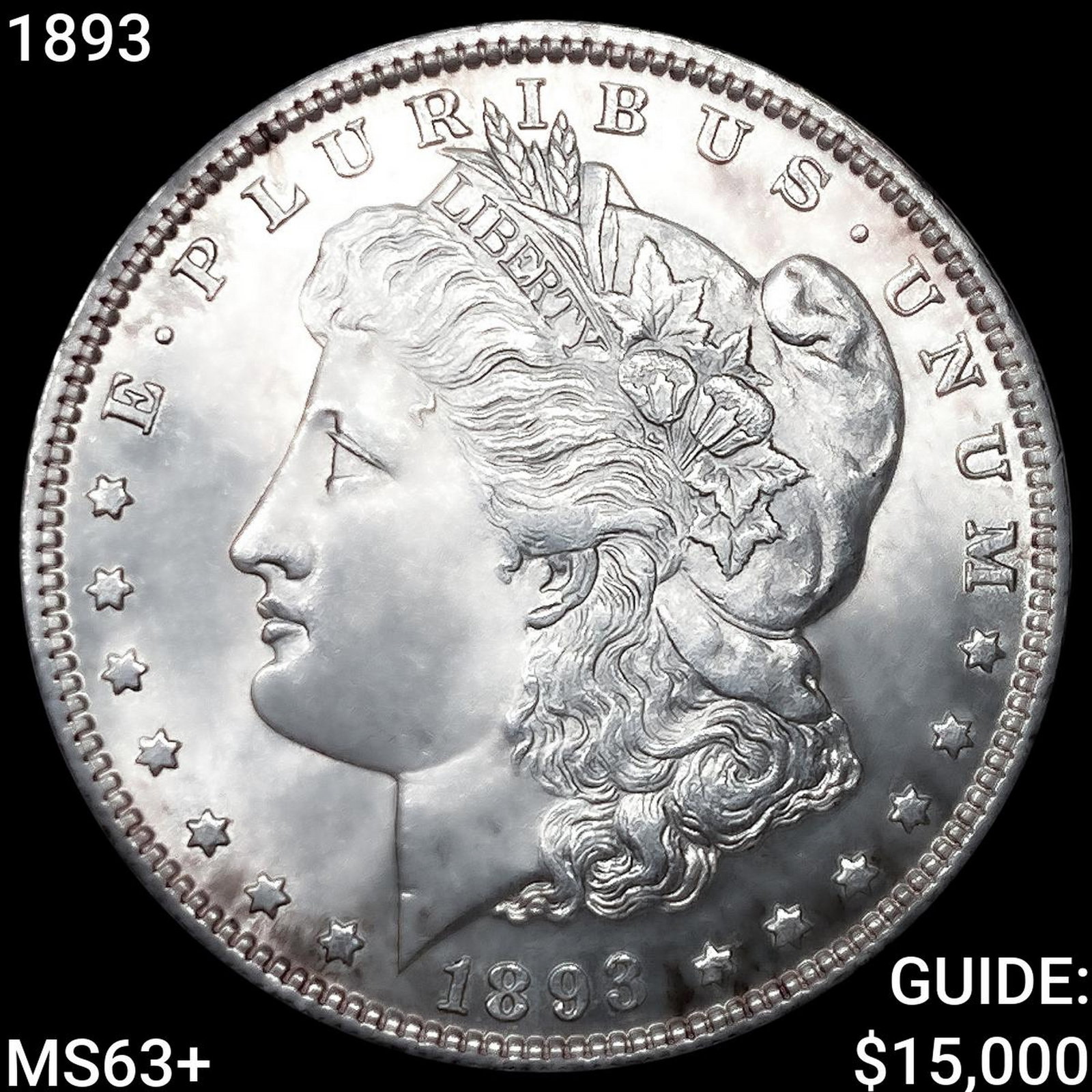 1893 Morgan Silver Dollar (1 of 2)