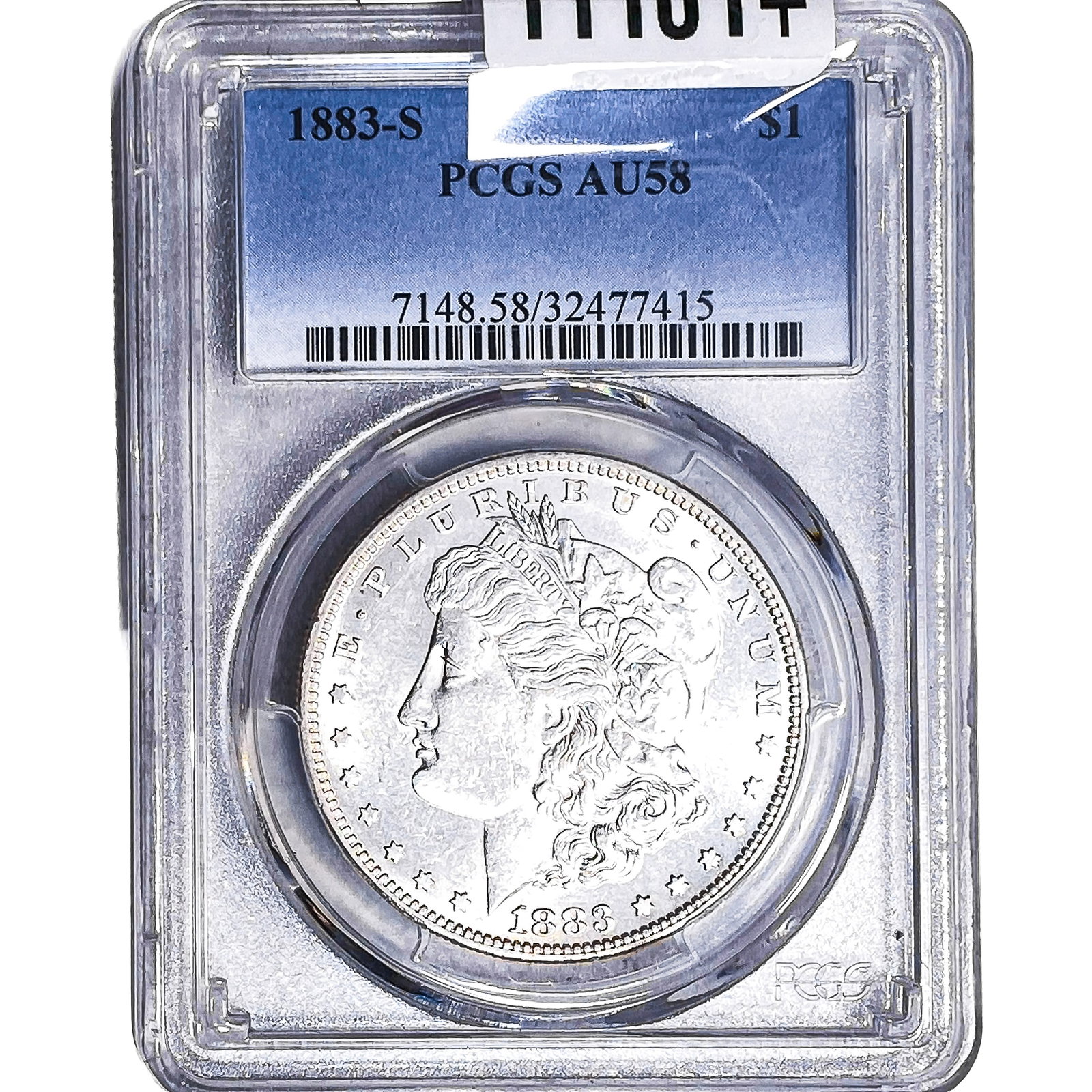 1883-S Morgan Silver Dollar PCGS AU58 (1 of 2)