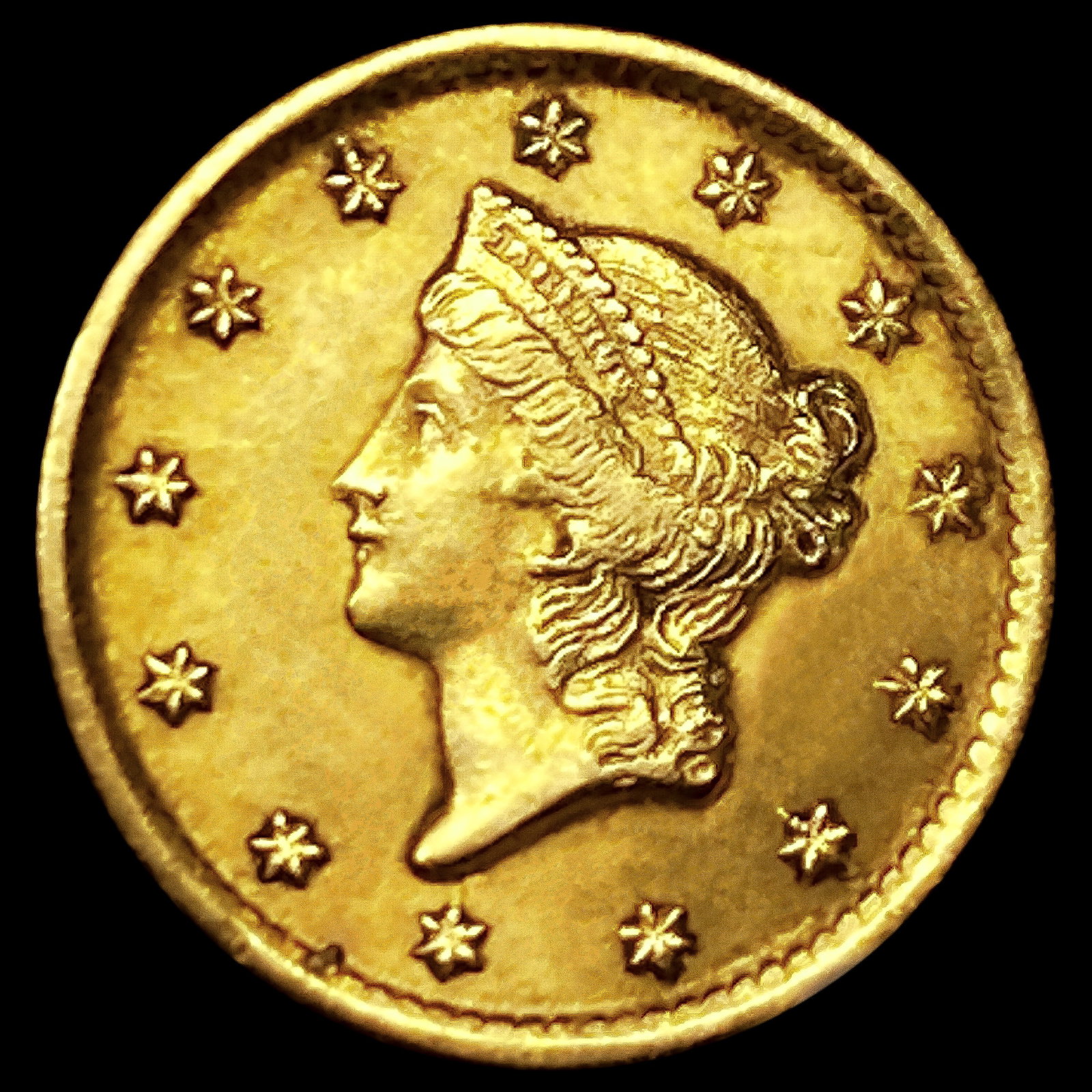 1853-O Rare Gold Dollar (1 of 2)