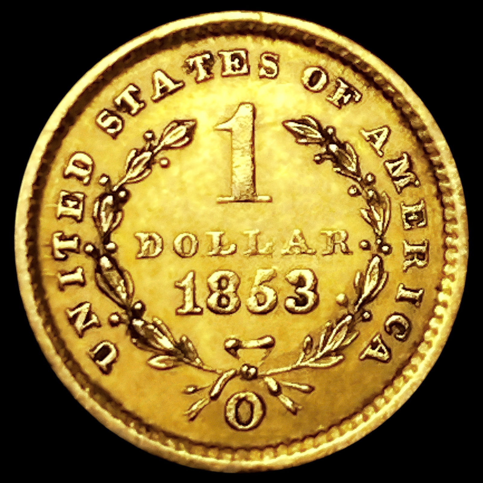 1853-O Rare Gold Dollar - 2