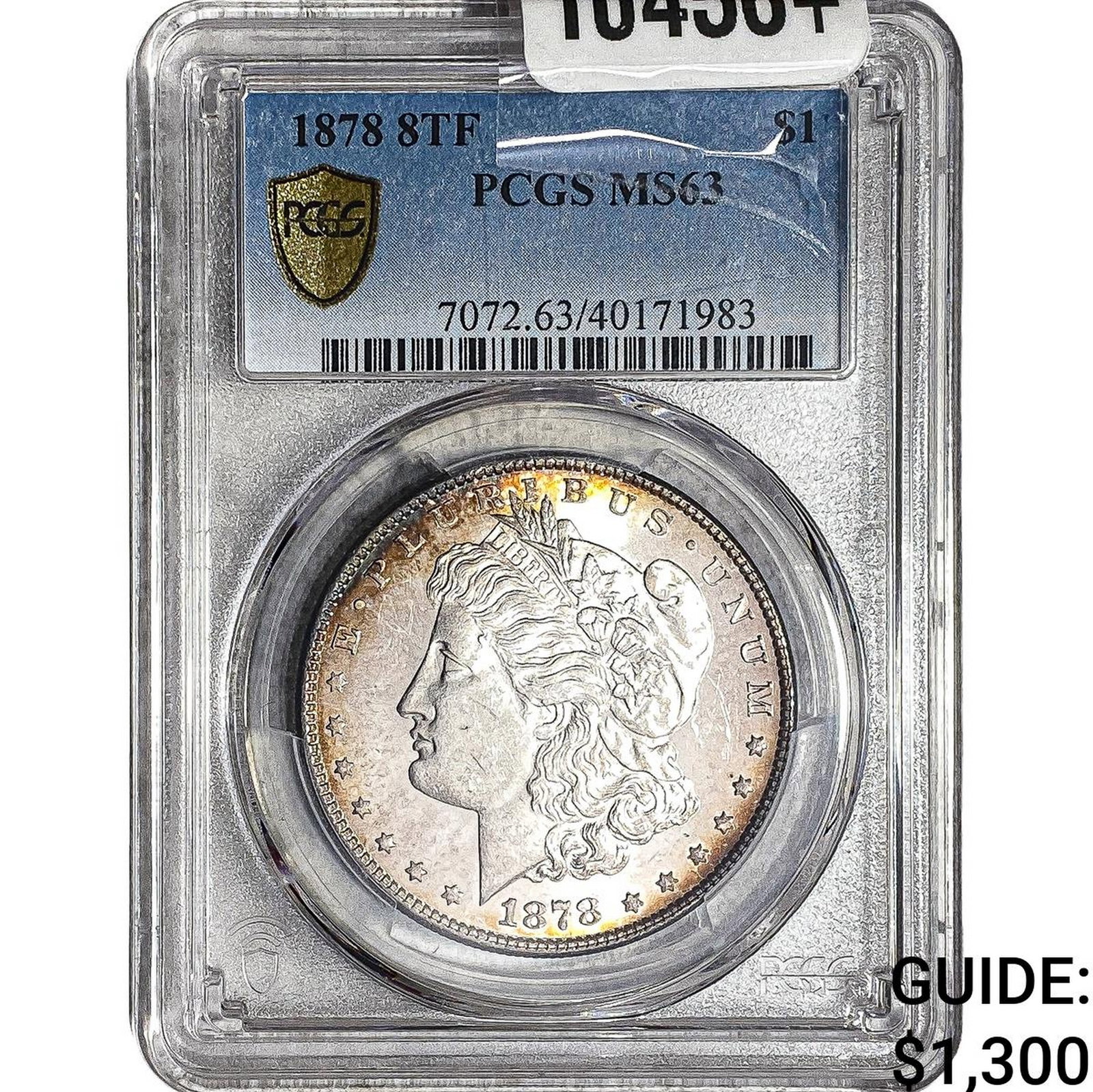 1878 8TF Morgan Silver Dollar PCGS MS63 (1 of 2)
