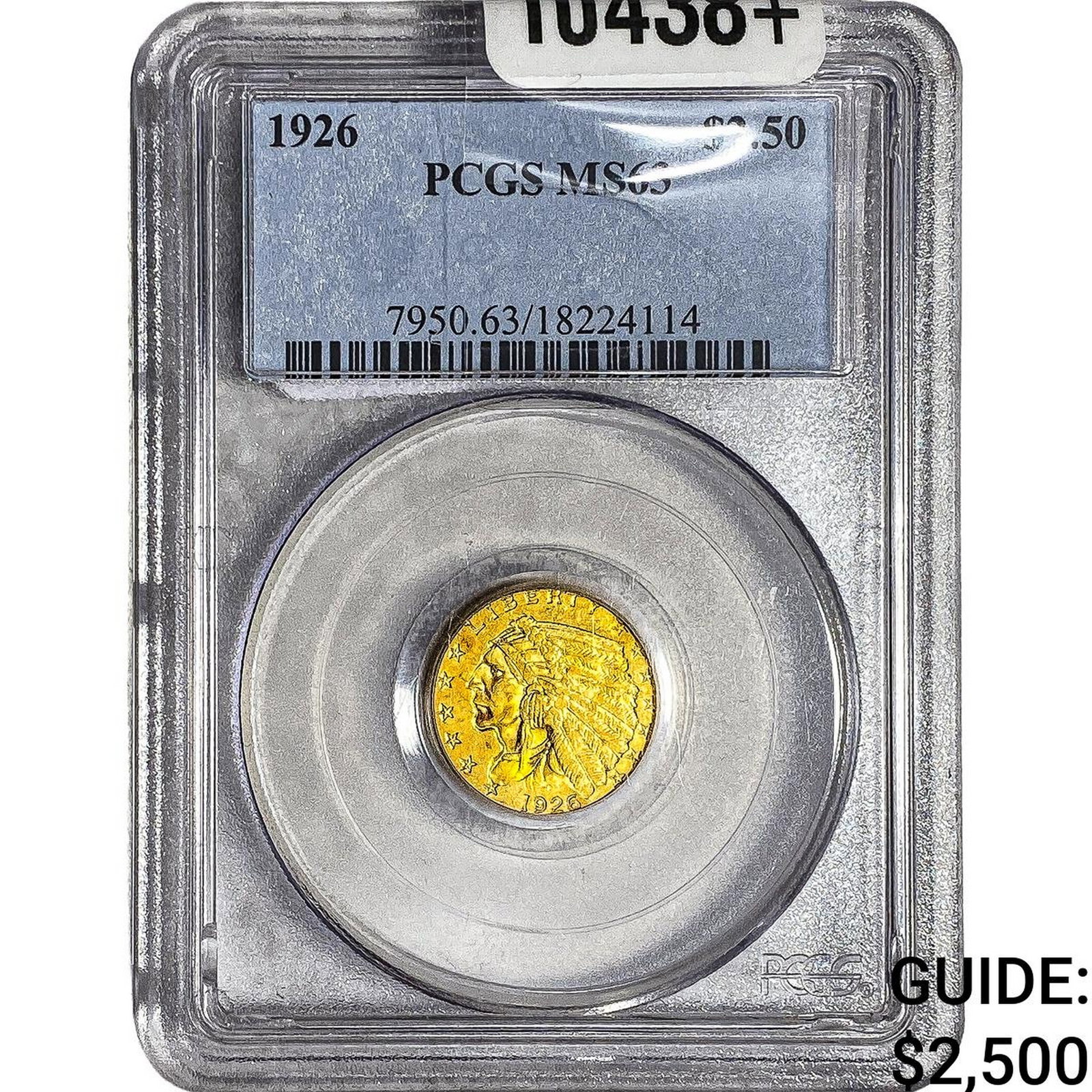 1926 $2.50 Gold Quarter Eagle PCGS MS63 (1 of 2)