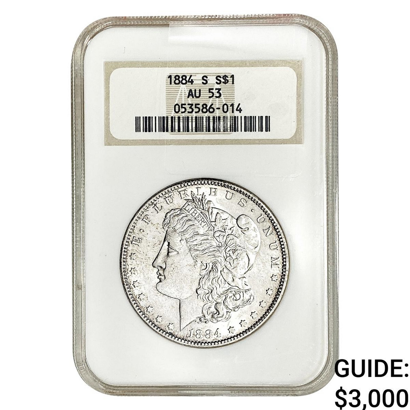 1884-S Morgan Silver Dollar NGC AU53 (1 of 2)