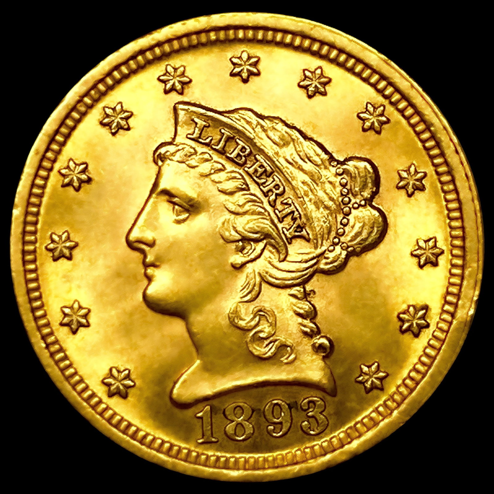 1893 $2.50 Gold Quarter Eagle (1 of 2)