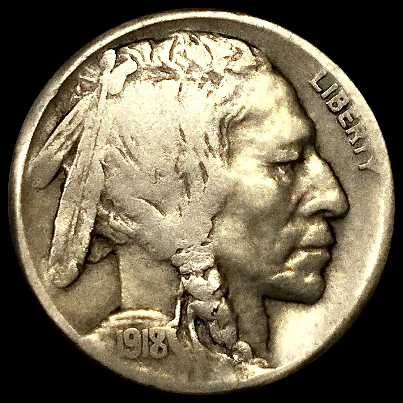1918/7-D Buffalo Nickel (1 of 2)