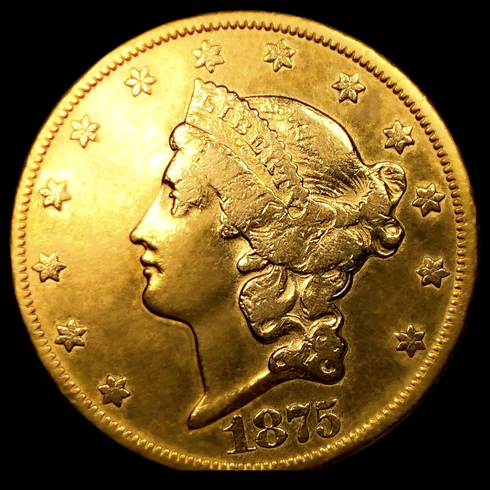 1875-CC $20 Gold Double Eagle (1 of 2)