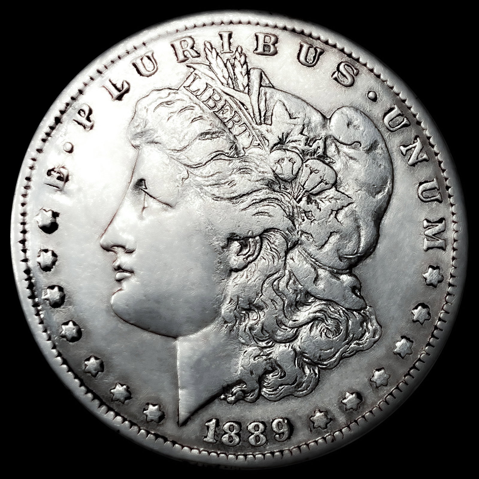 1889-CC Morgan Silver Dollar (1 of 2)