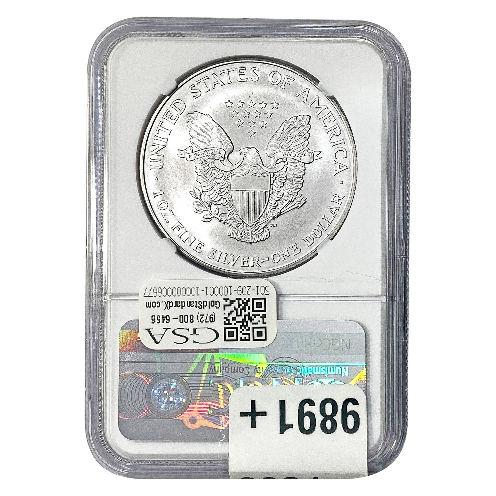 2001 Silver Eagle NGC MS70 - 2