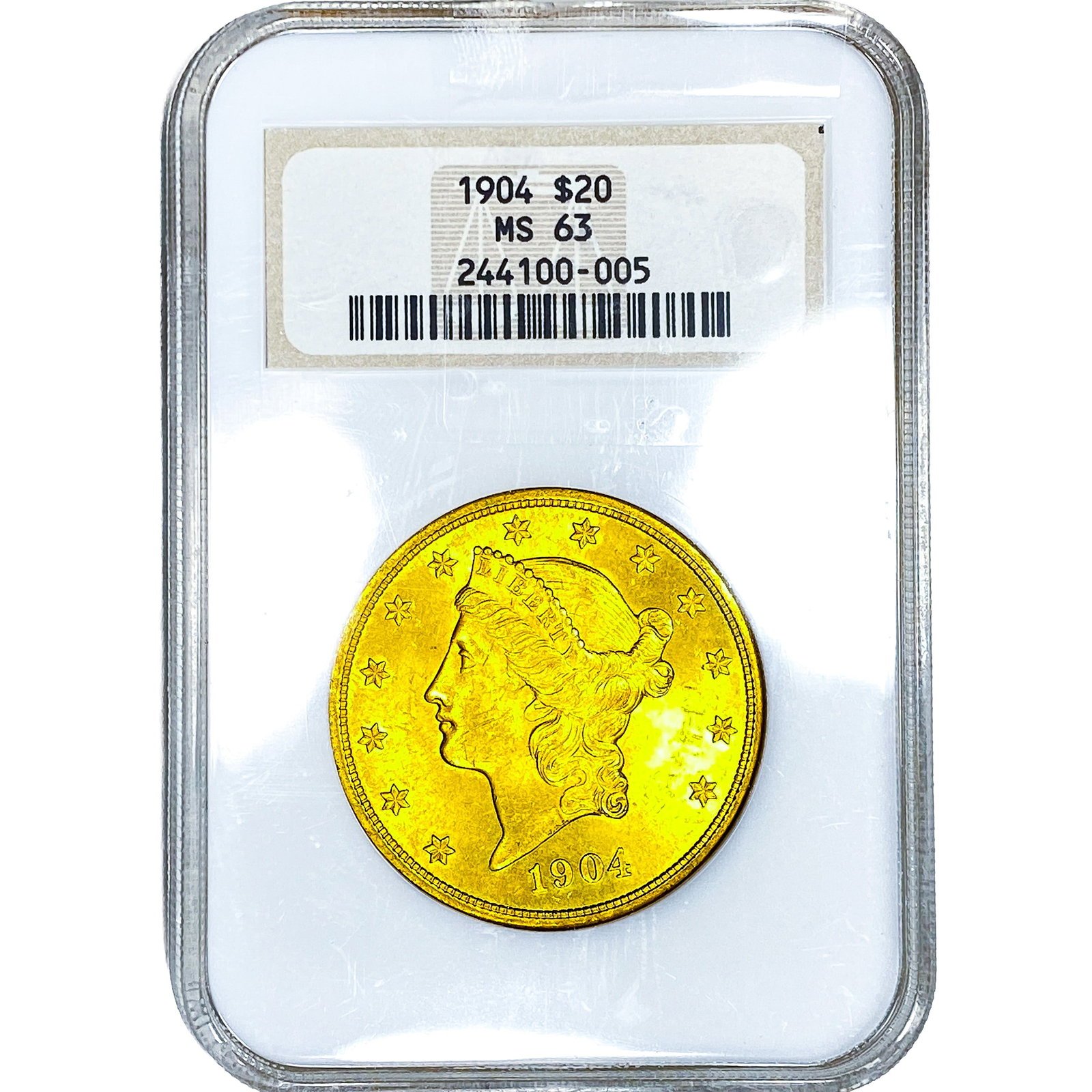 1904 $20 Gold Double Eagle NGC MS63 (1 of 4)