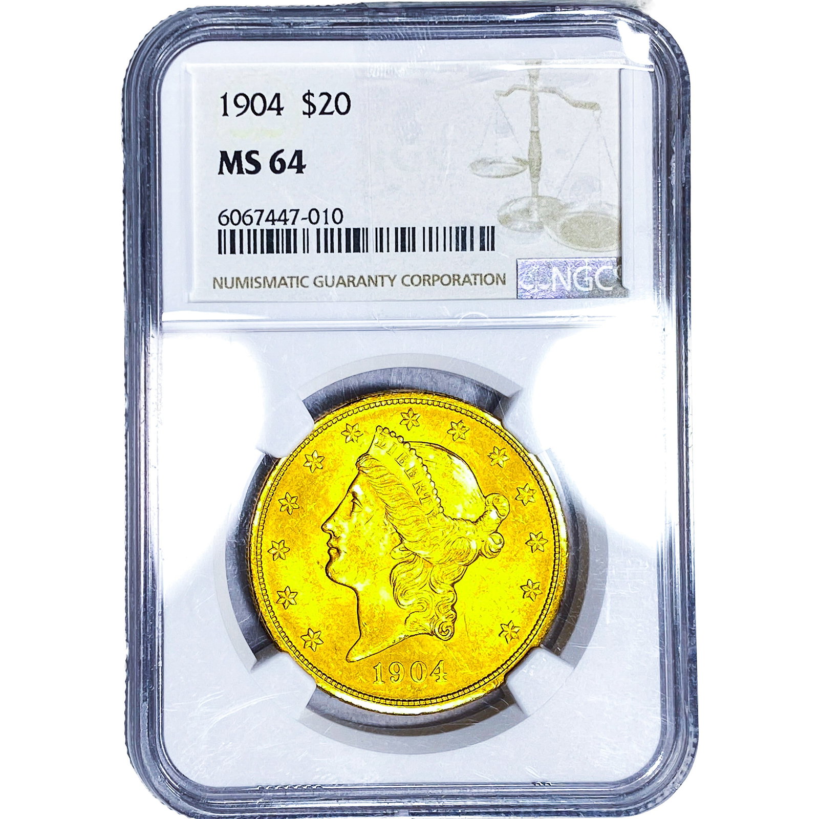 1904 $20 Gold Double Eagle NGC MS64 (1 of 4)