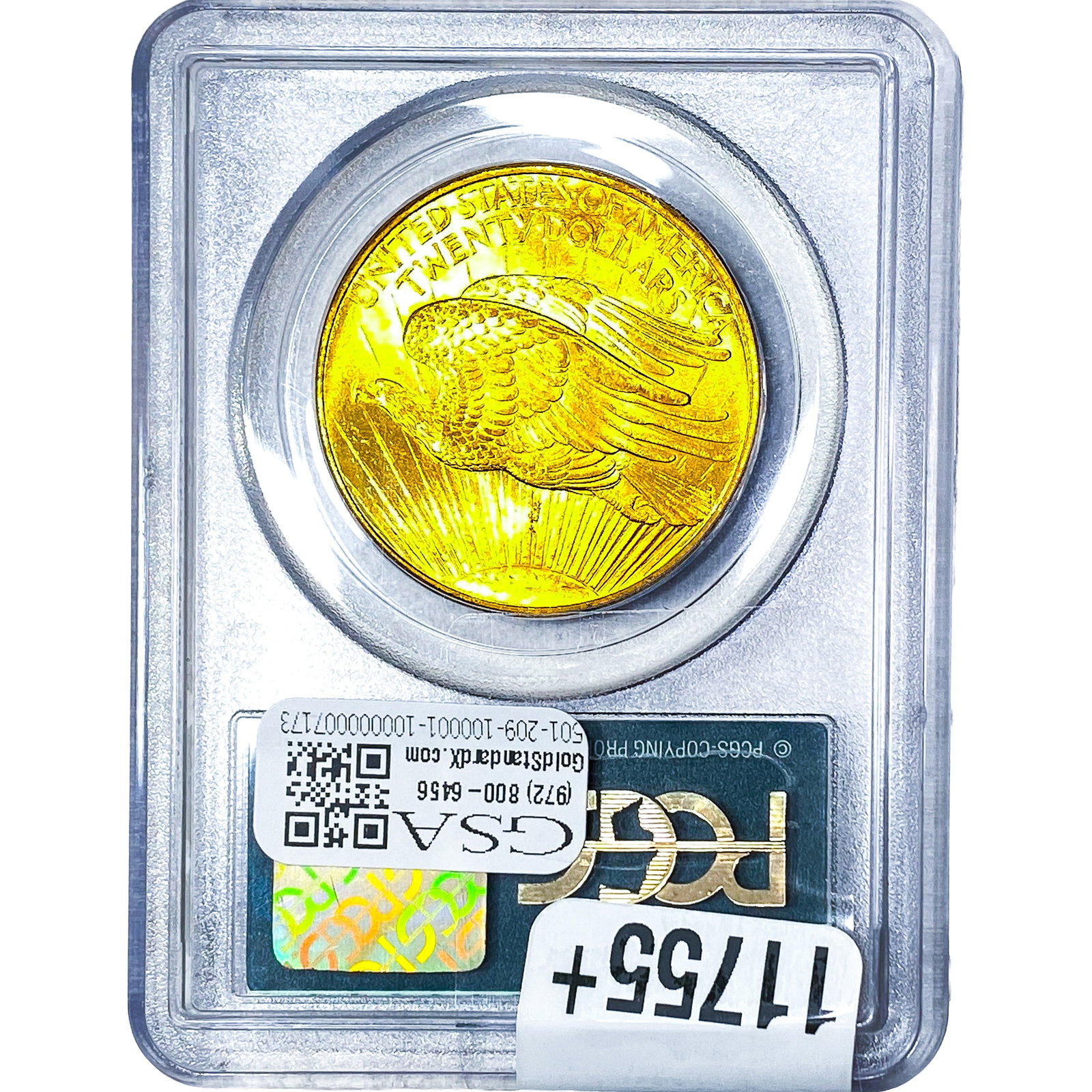 1908 $20 Gold Double Eagle PCGS MS64 - 2