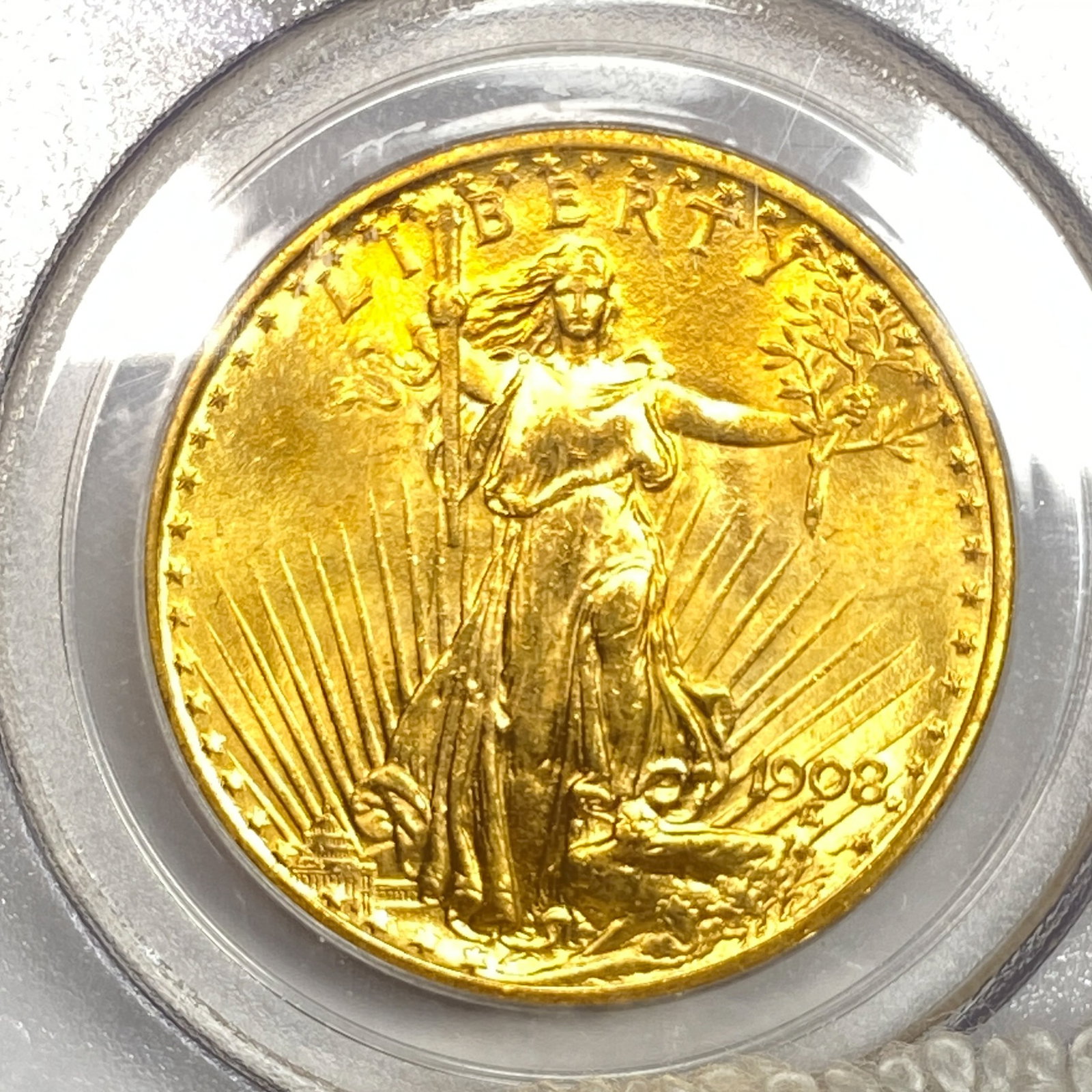 1908 $20 Gold Double Eagle PCGS MS64 - 3