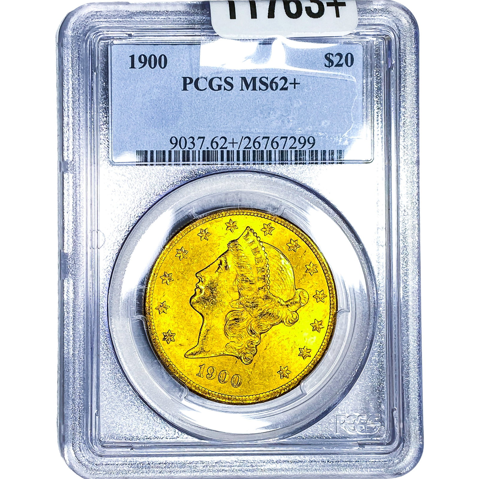 1900 $20 Gold Double Eagle PCGS MS62+ (1 of 4)