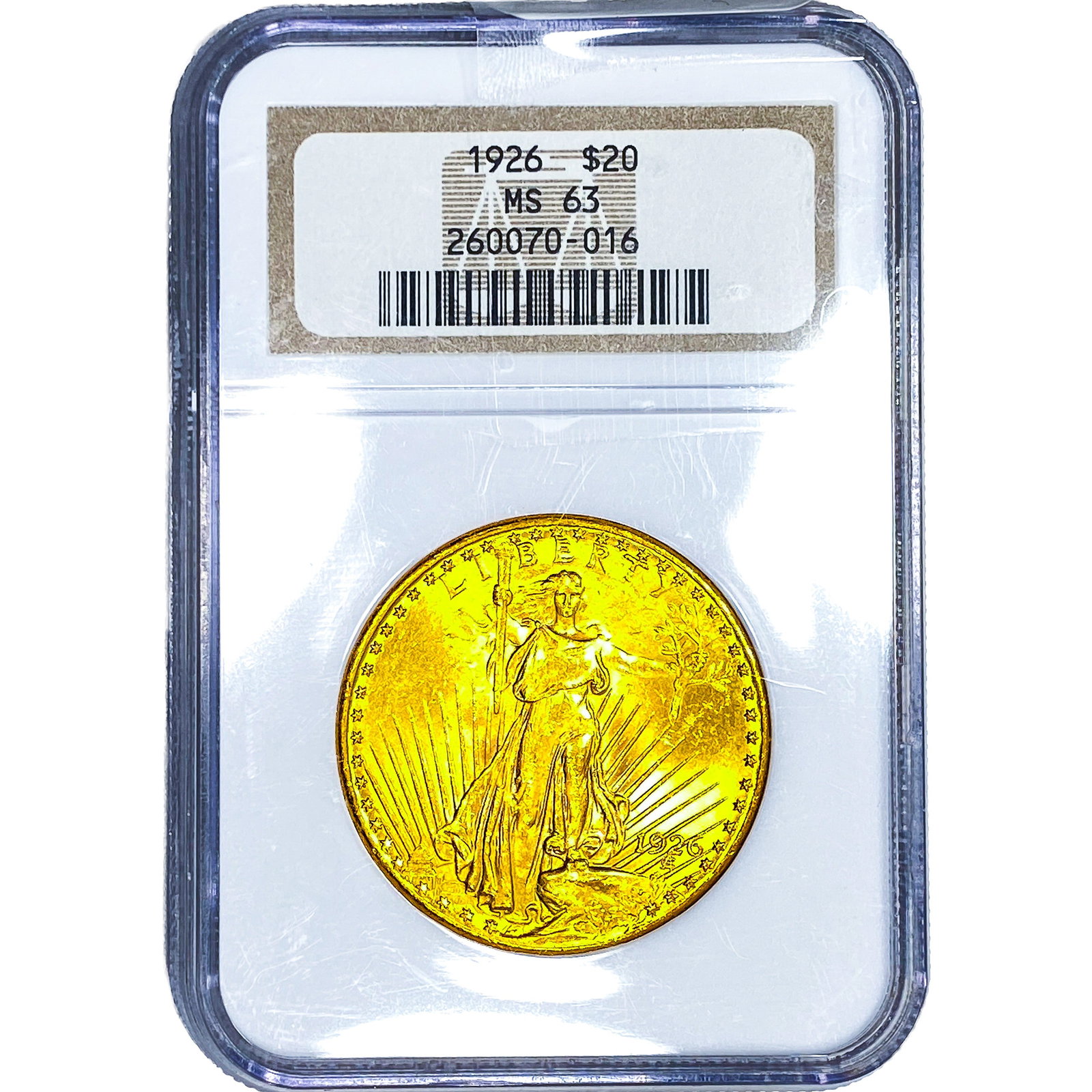 1926 $20 Gold Double Eagle NGC MS63 (1 of 4)