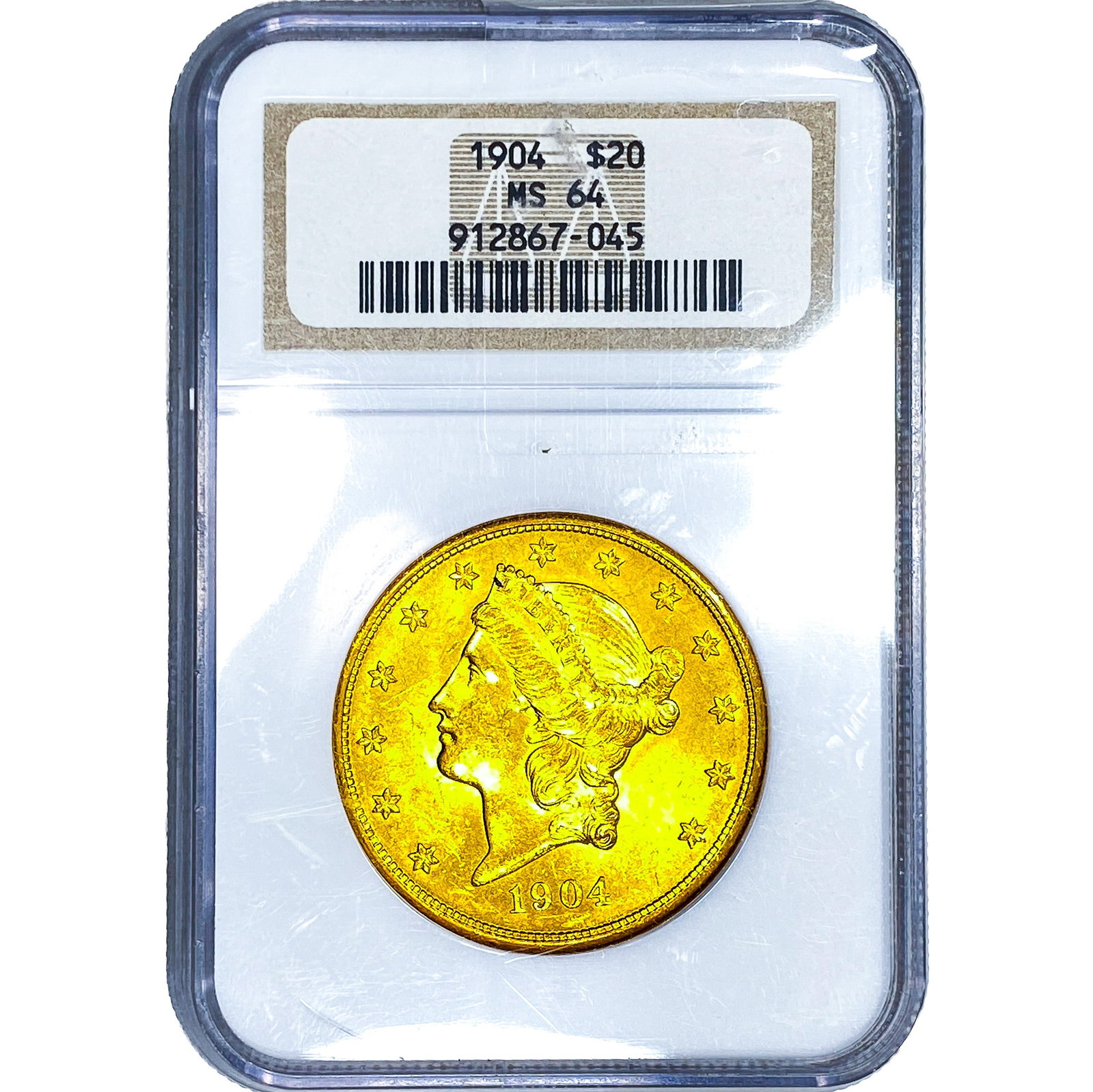 1904 $20 Gold Double Eagle NGC MS64 (1 of 4)