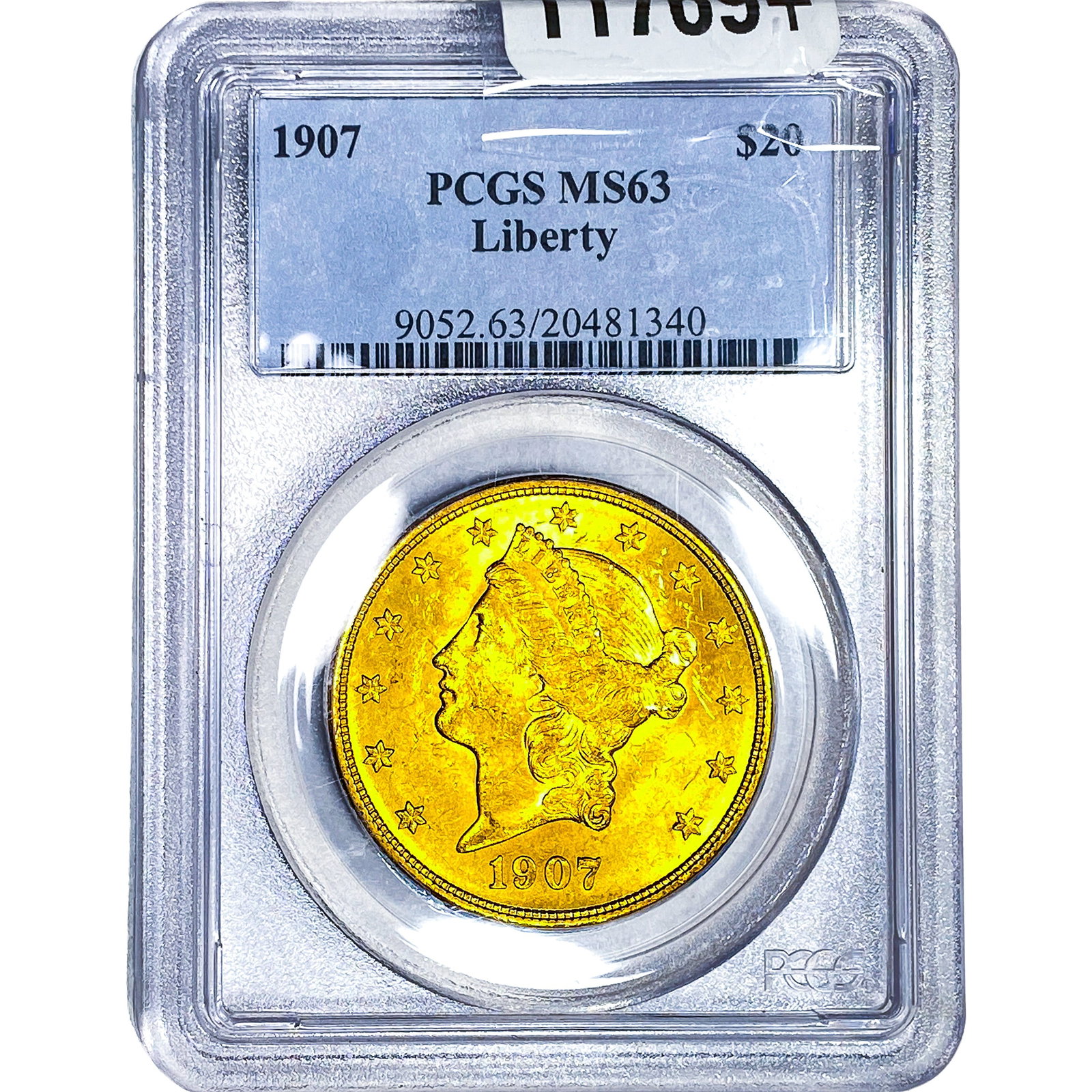1907 $20 Gold Double Eagle PCGS MS63 (1 of 4)