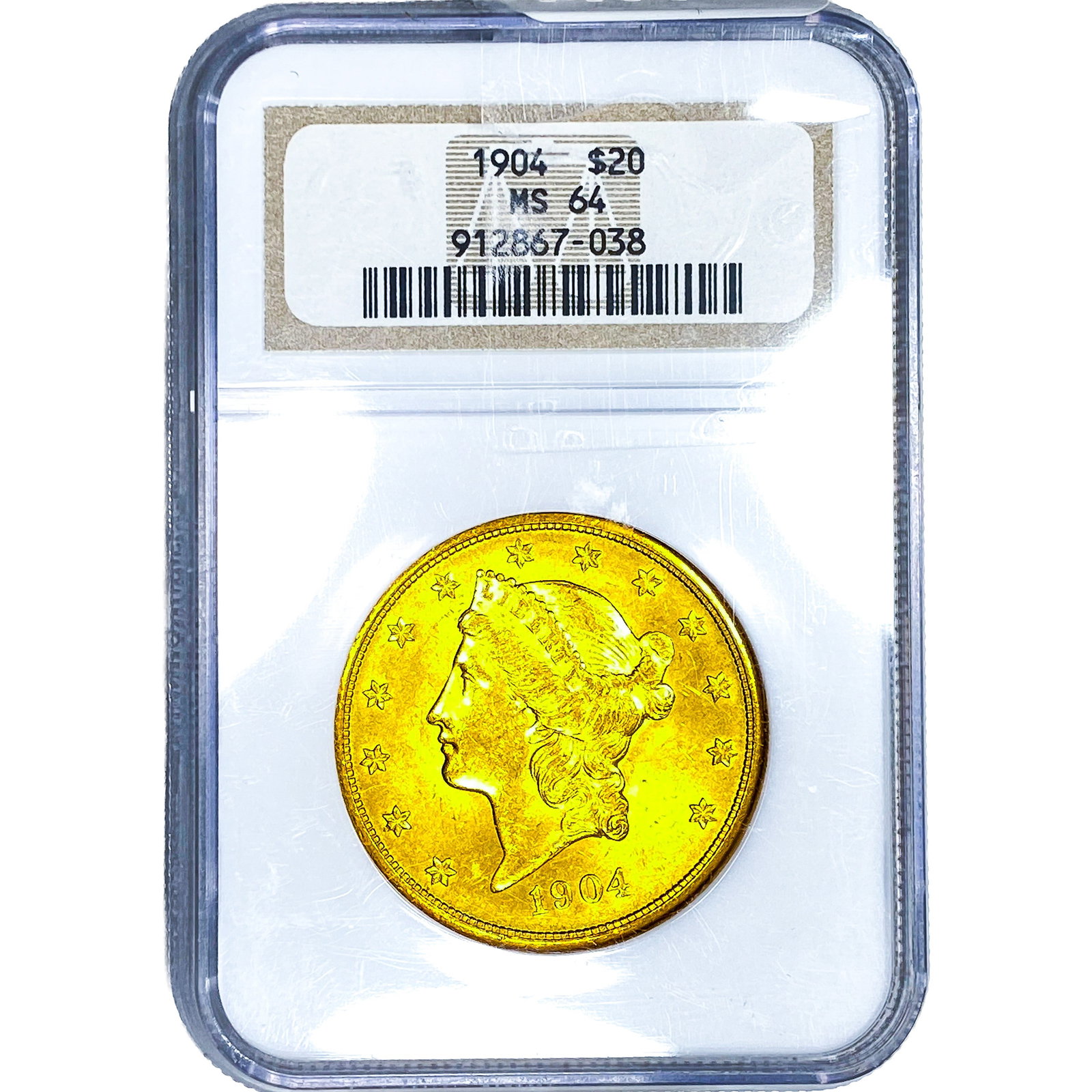 1904 $20 Gold Double Eagle NGC MS64 (1 of 4)