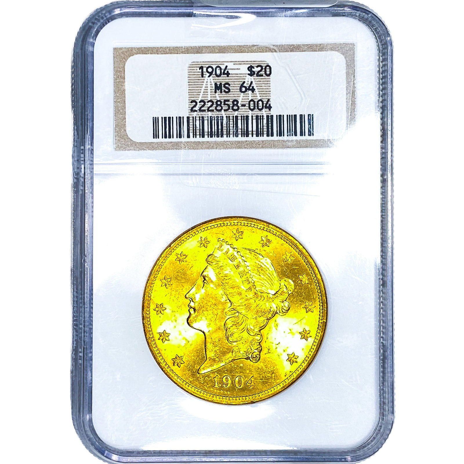 1904 $20 Gold Double Eagle NGC MS64 (1 of 4)