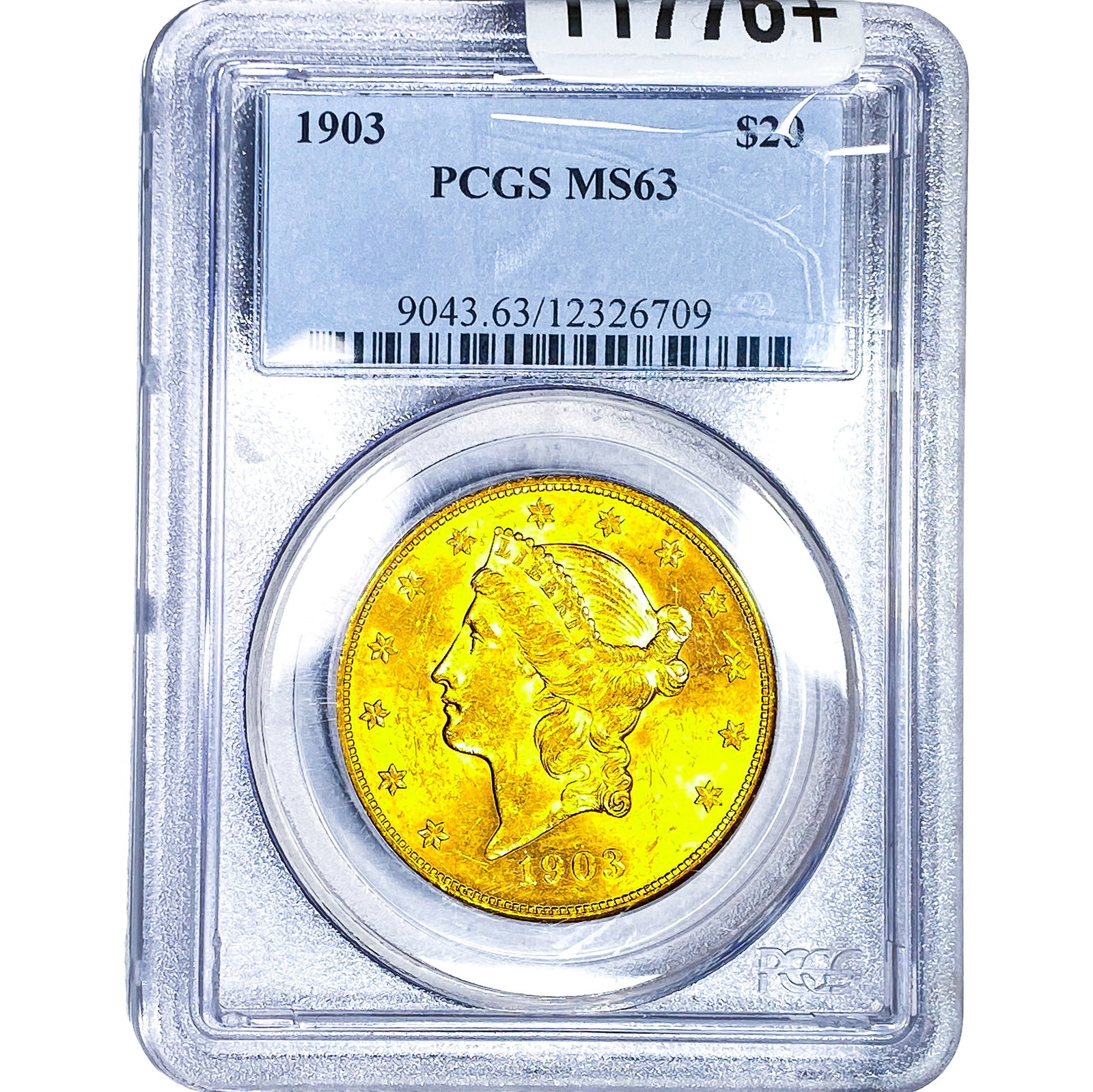 1903 $20 Gold Double Eagle PCGS MS63 (1 of 4)