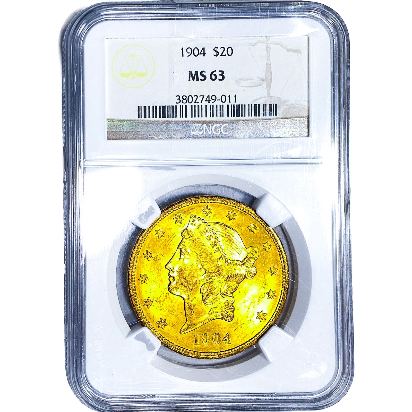 1904 $20 Gold Double Eagle NGC MS63 (1 of 4)