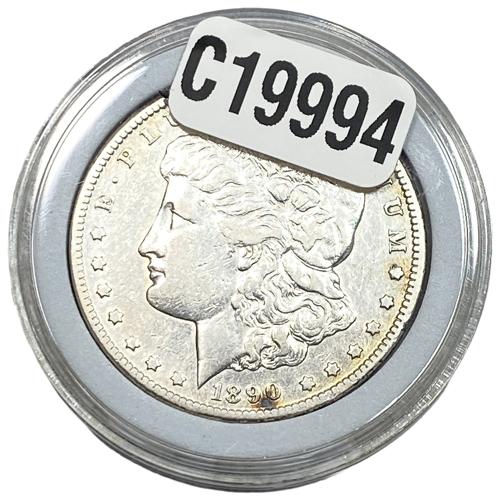 1890-CC Morgan Silver Dollar (1 of 2)