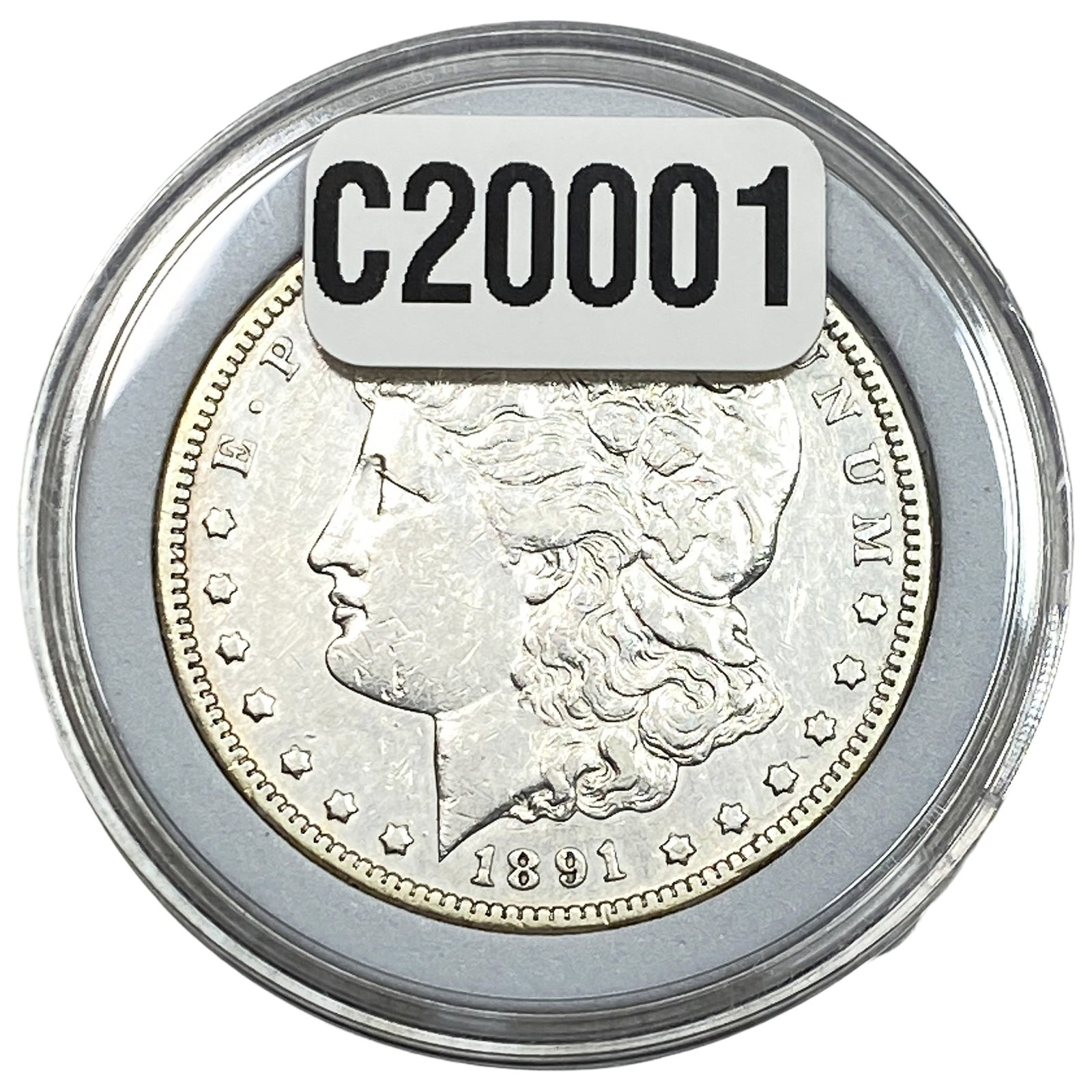 1891-CC Morgan Silver Dollar (1 of 2)