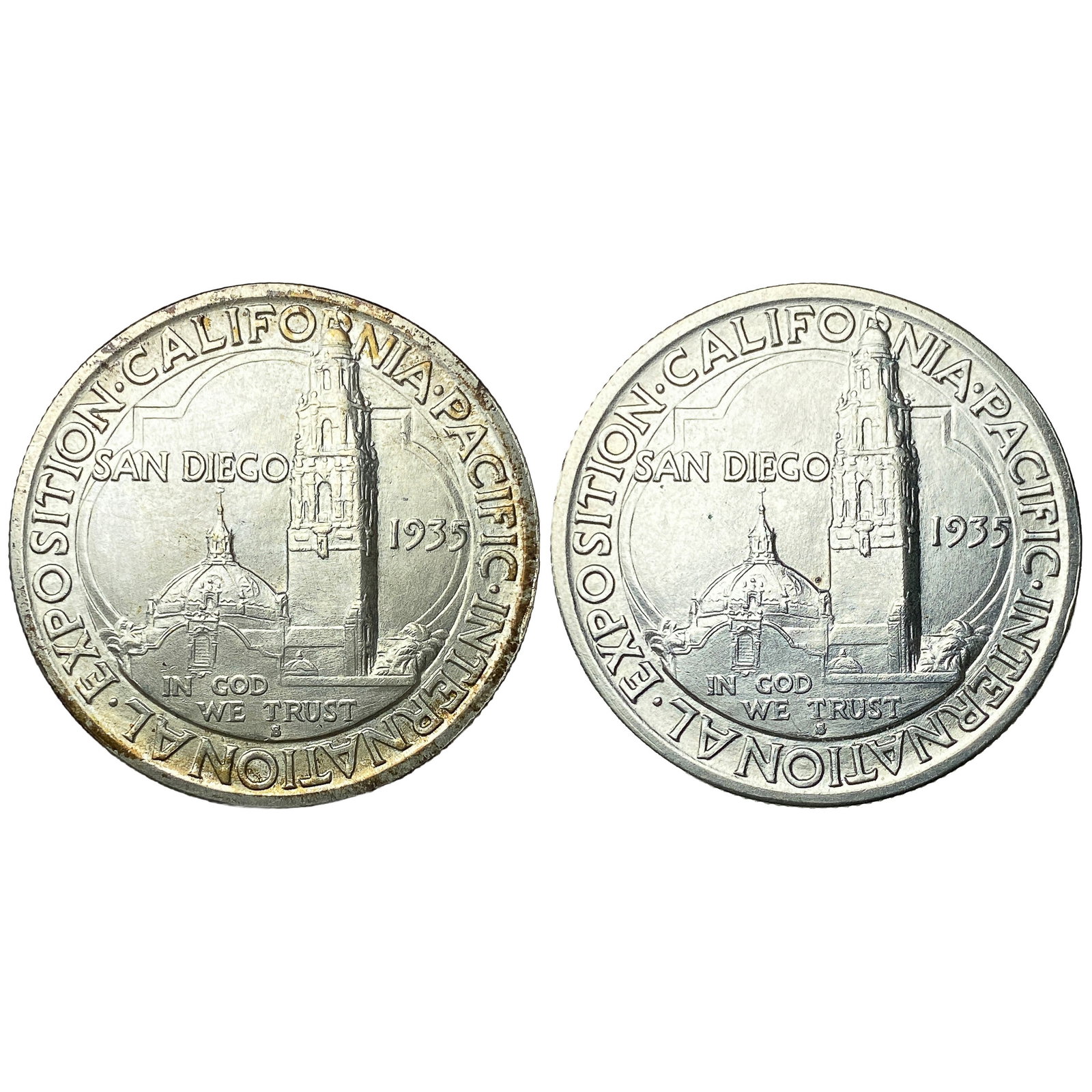 [2 Coins] 1935 San Diego Half Dollar (1 of 2)