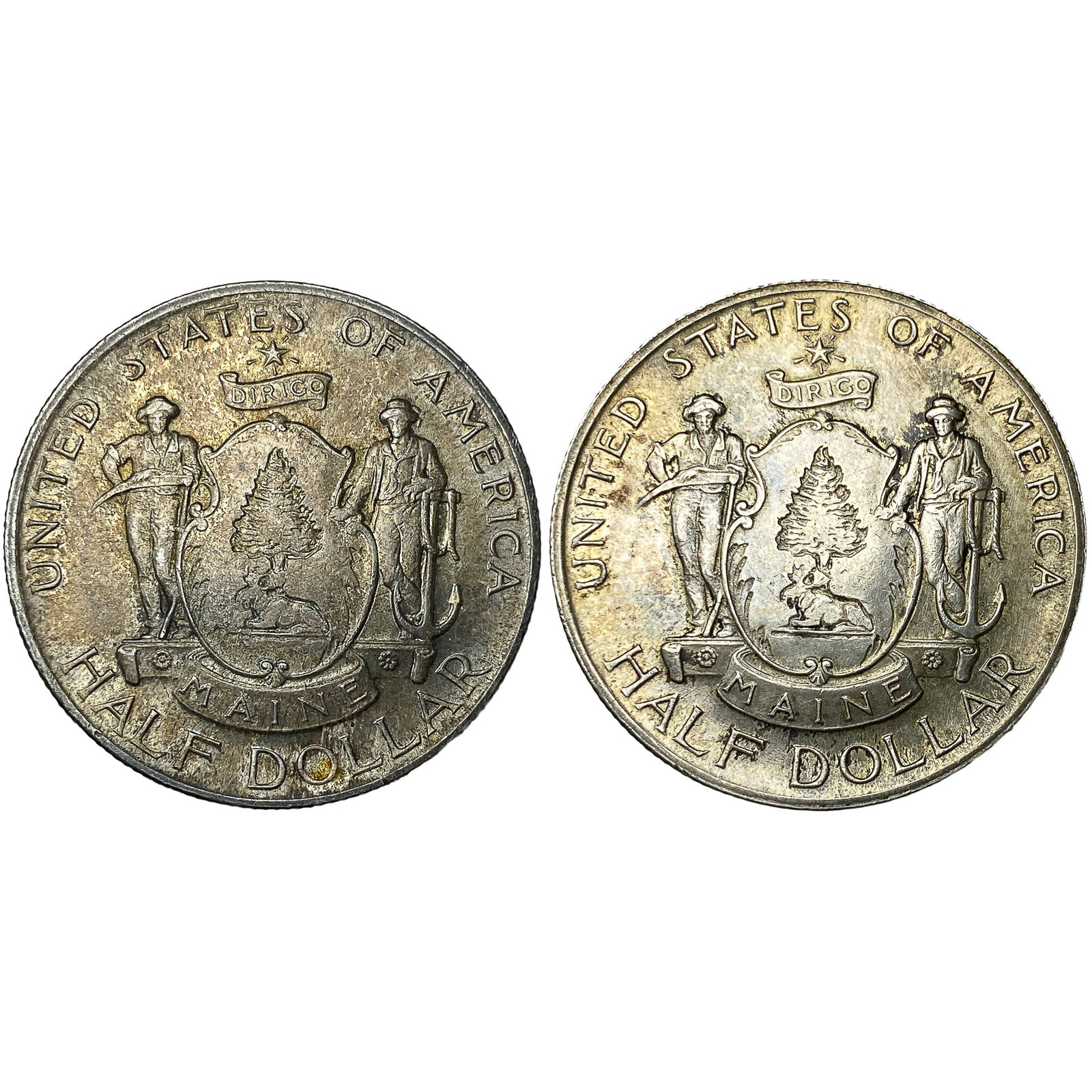 [2 Coins] 1920 Maine Half Dollar (1 of 2)