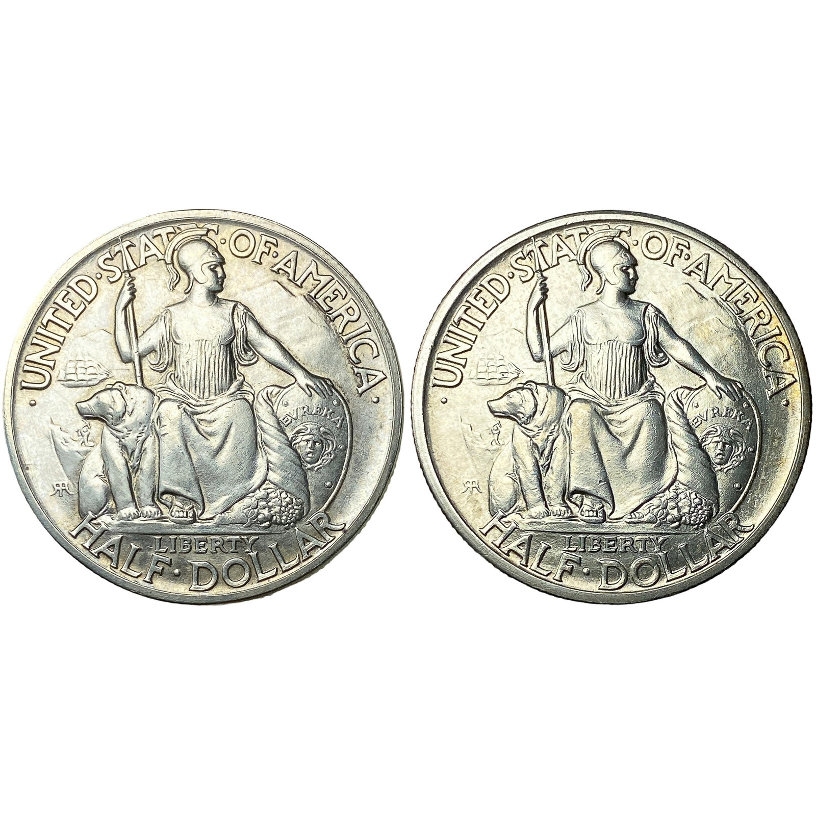 [2 Coins] 135-1936 San Diego Half Dollar (1 of 2)