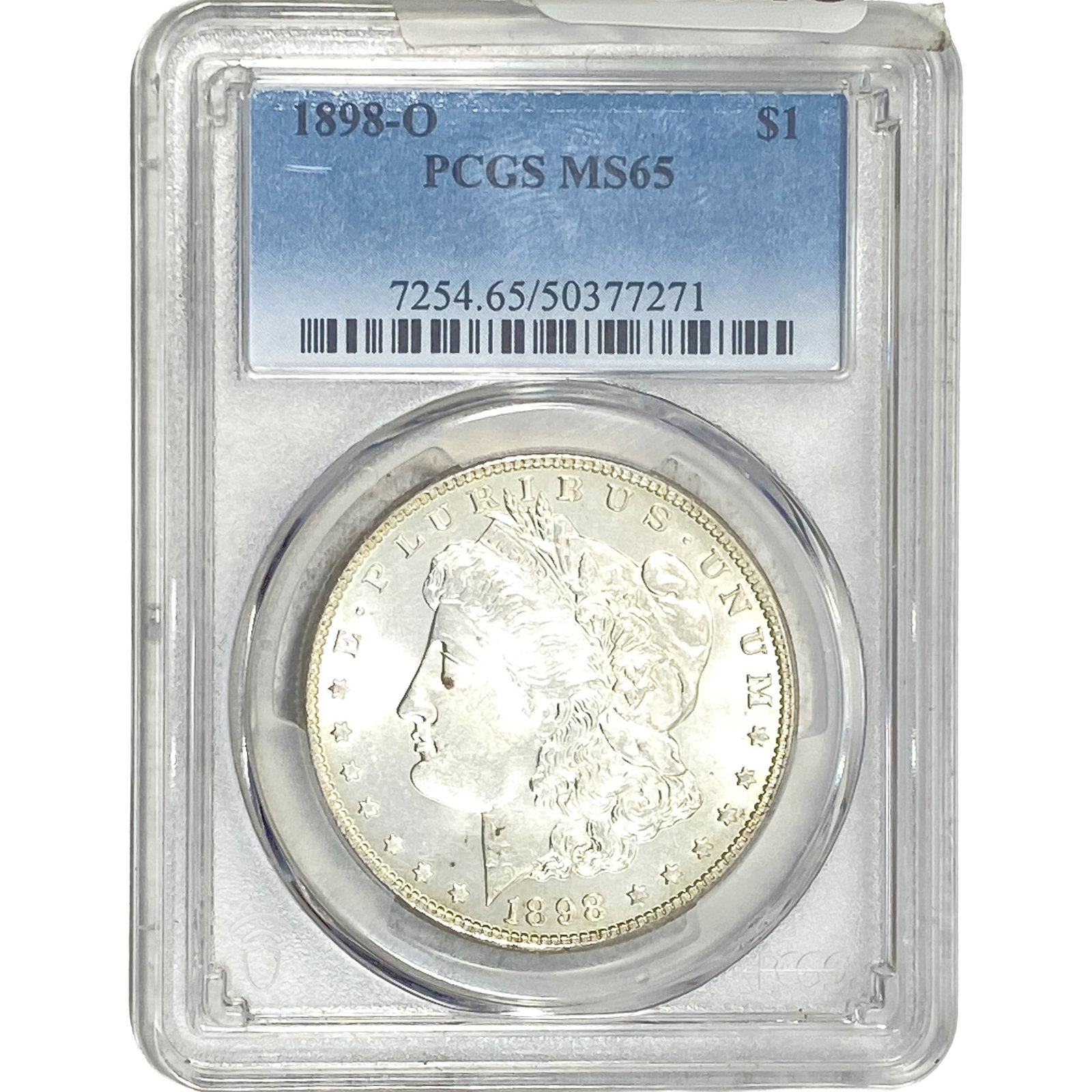 1898-O Morgan Silver Dollar PCGS MS65: 1898-O Morgan Silver Dollar PCGS MS65