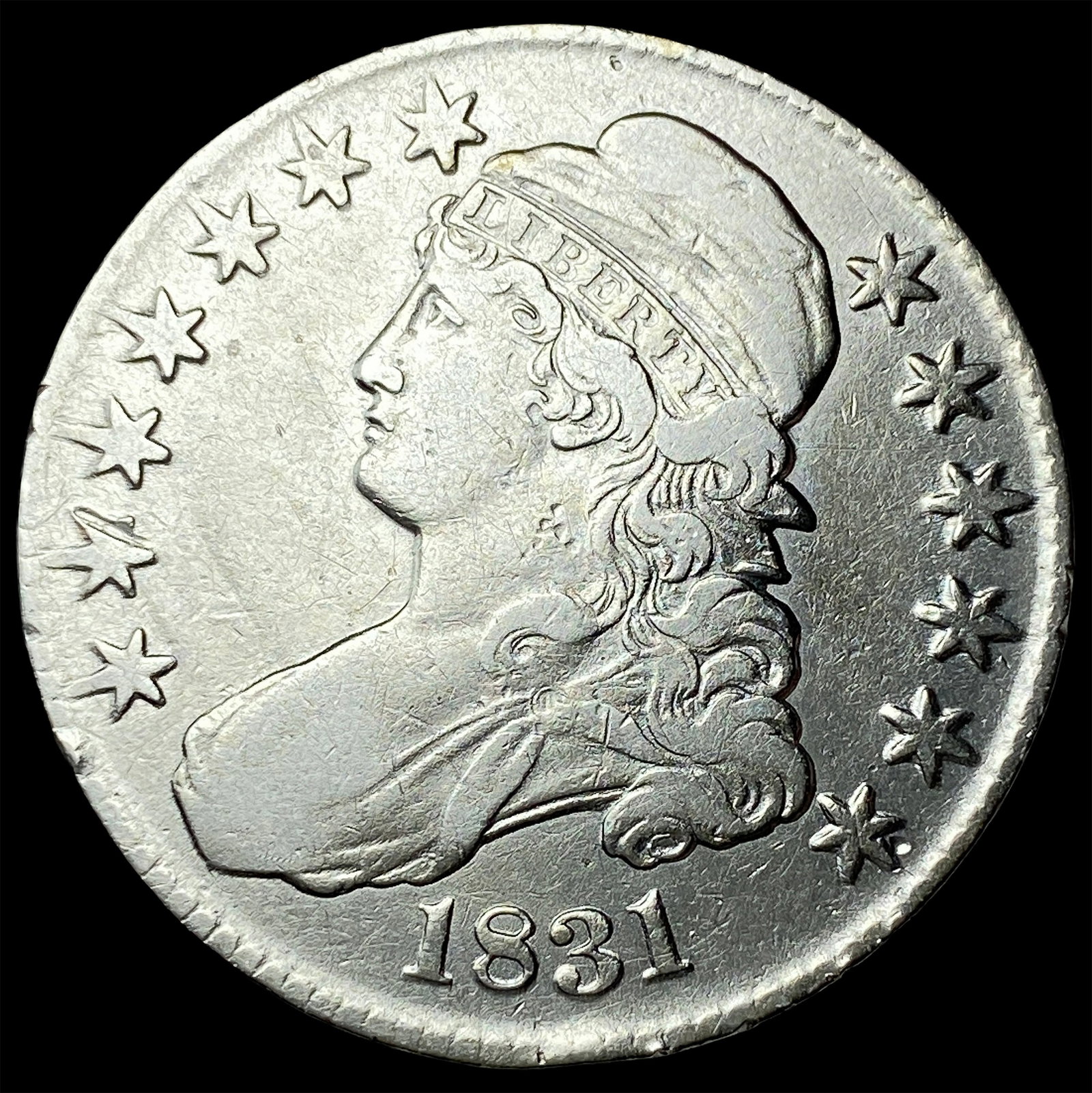 1831 Capped Bust Half Dollar CLOSELY UNCIRCULATED (1 of 2)