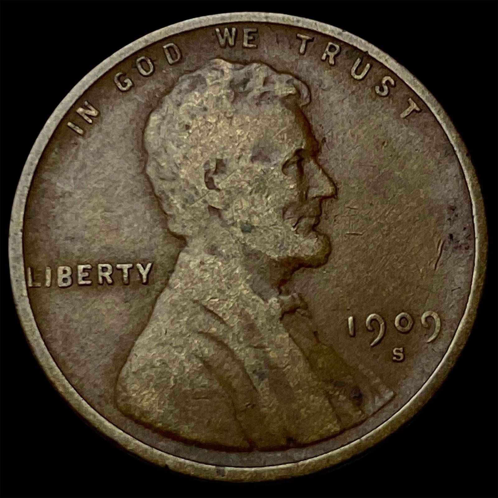 1909-S Lincoln Wheat Cent HIGH GRADE (1 of 2)