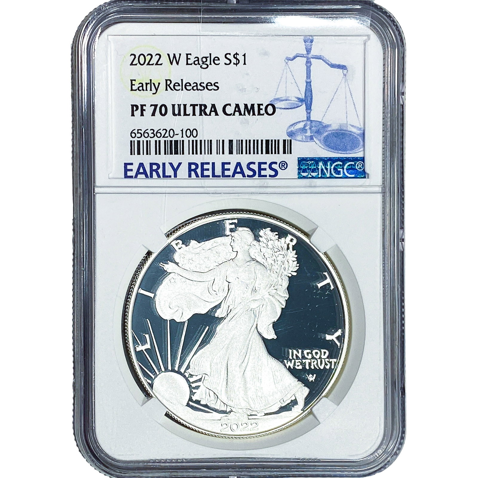 2022-W Silver Eagle NGC PF70 Ultra Cameo (1 of 2)