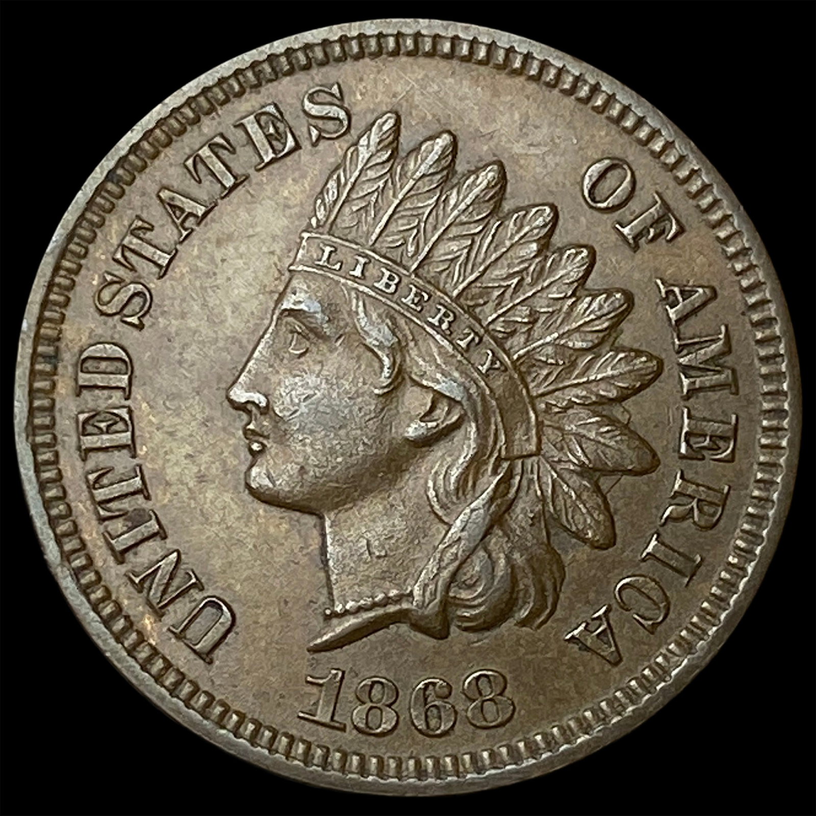 1868 Indian Head Cent UNCIRCULATED (1 of 2)