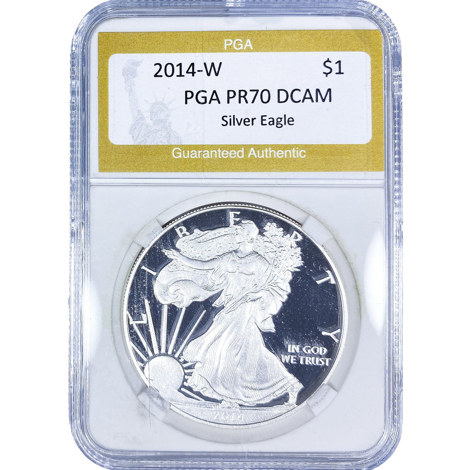 2014-W Silver Eagle PGA PR70 DCAM (1 of 2)