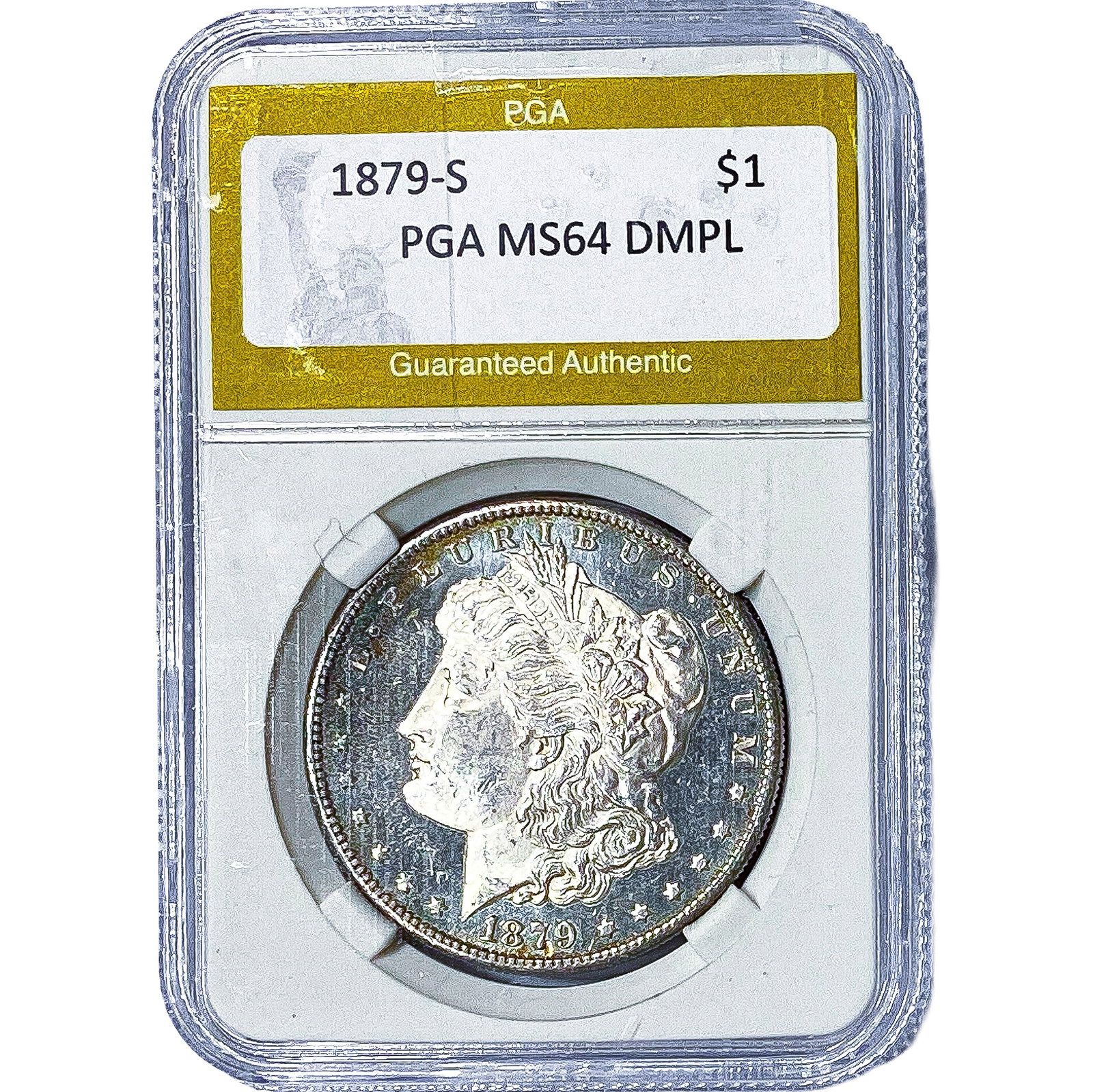 1879-S Morgan Silver Dollar PGA MS64 DMPL (1 of 2)