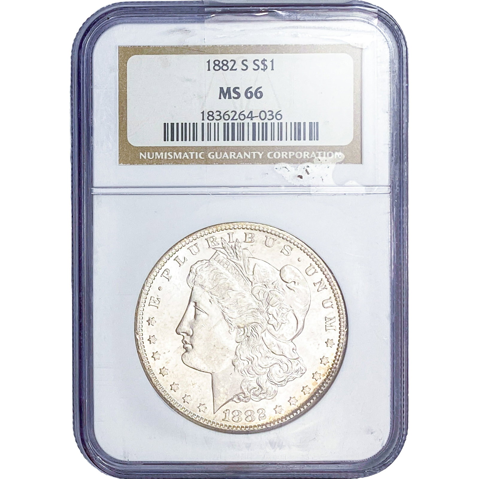 1882-S Morgan Silver Dollar NGC MS66 (1 of 2)