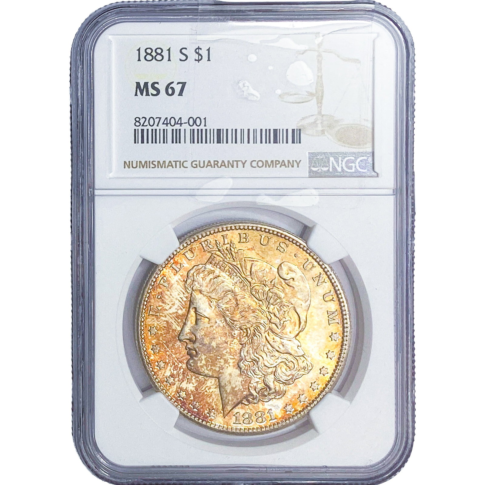 1881-S Morgan Silver Dollar NGC MS67 (1 of 2)