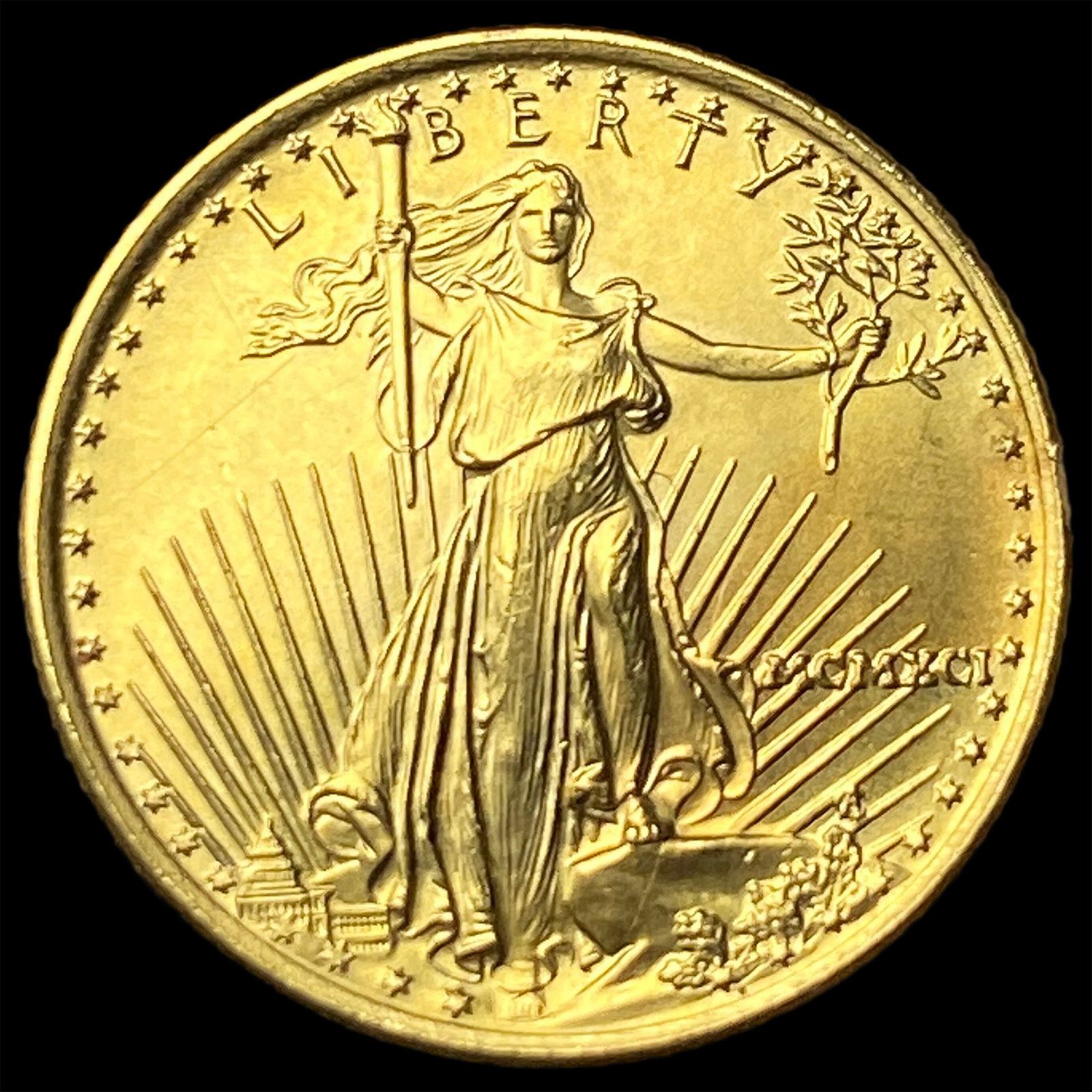 1/10 oz Gold 5 Dollars American Eagle SUPERB GEM BU (1 of 2)