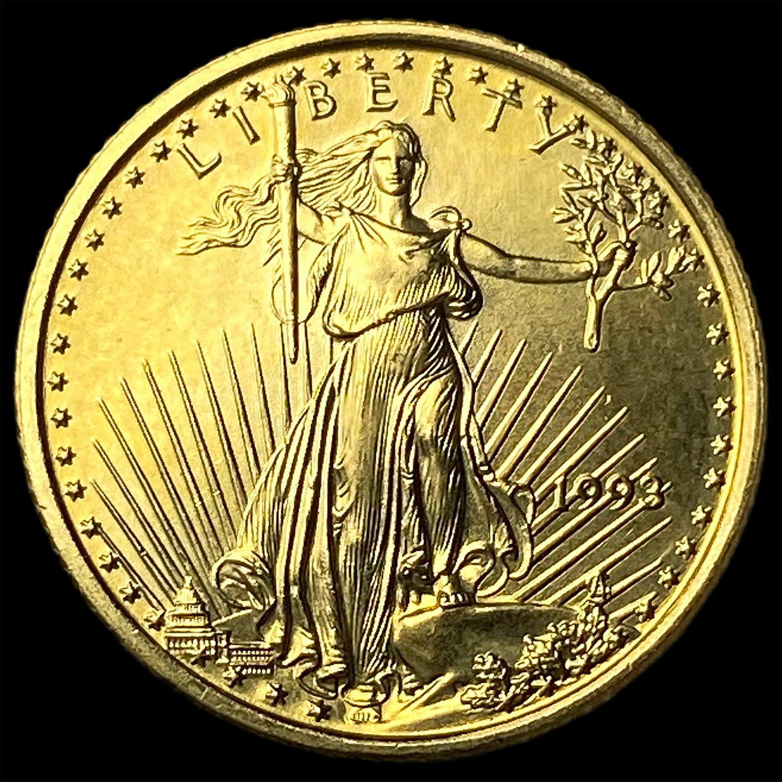 1995 1/10 oz Gold American Eagle $5 SUPERB GEM BU (1 of 2)