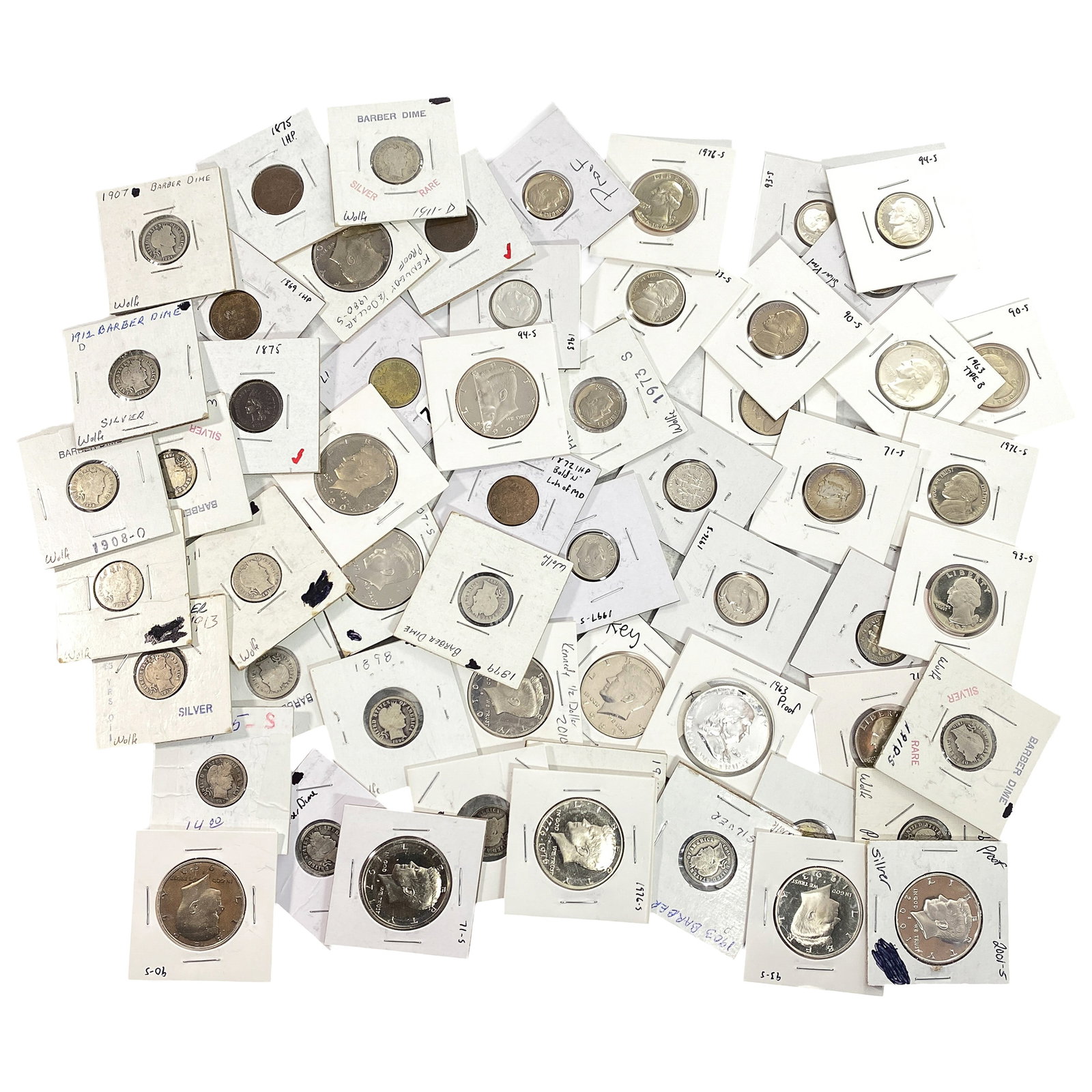 [59 Coins] 1862-2010 U.S. Coin Lot 1C-50C (1 of 2)