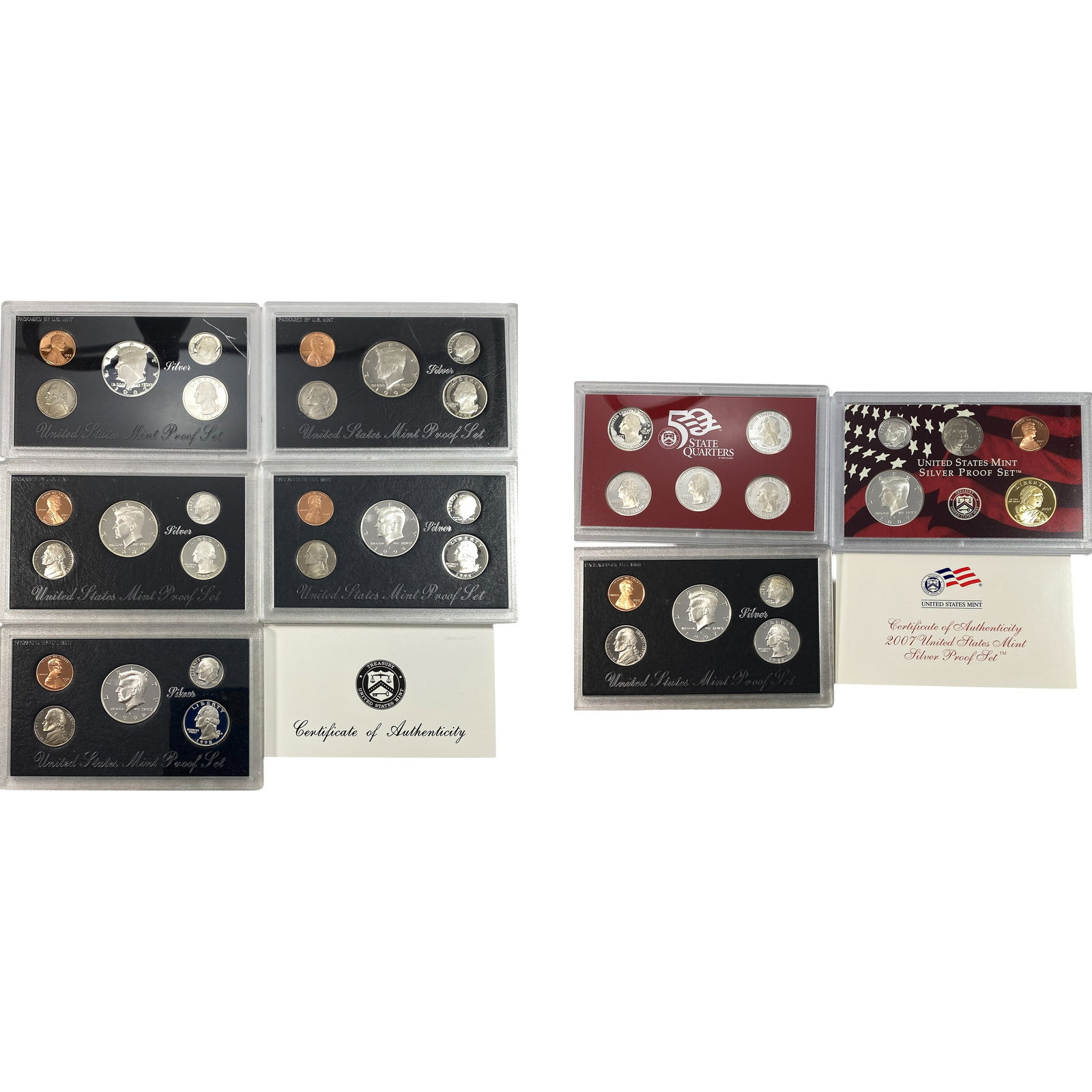[4] 1992-2007 U.S. Mint Silver Proof Set (1 of 2)